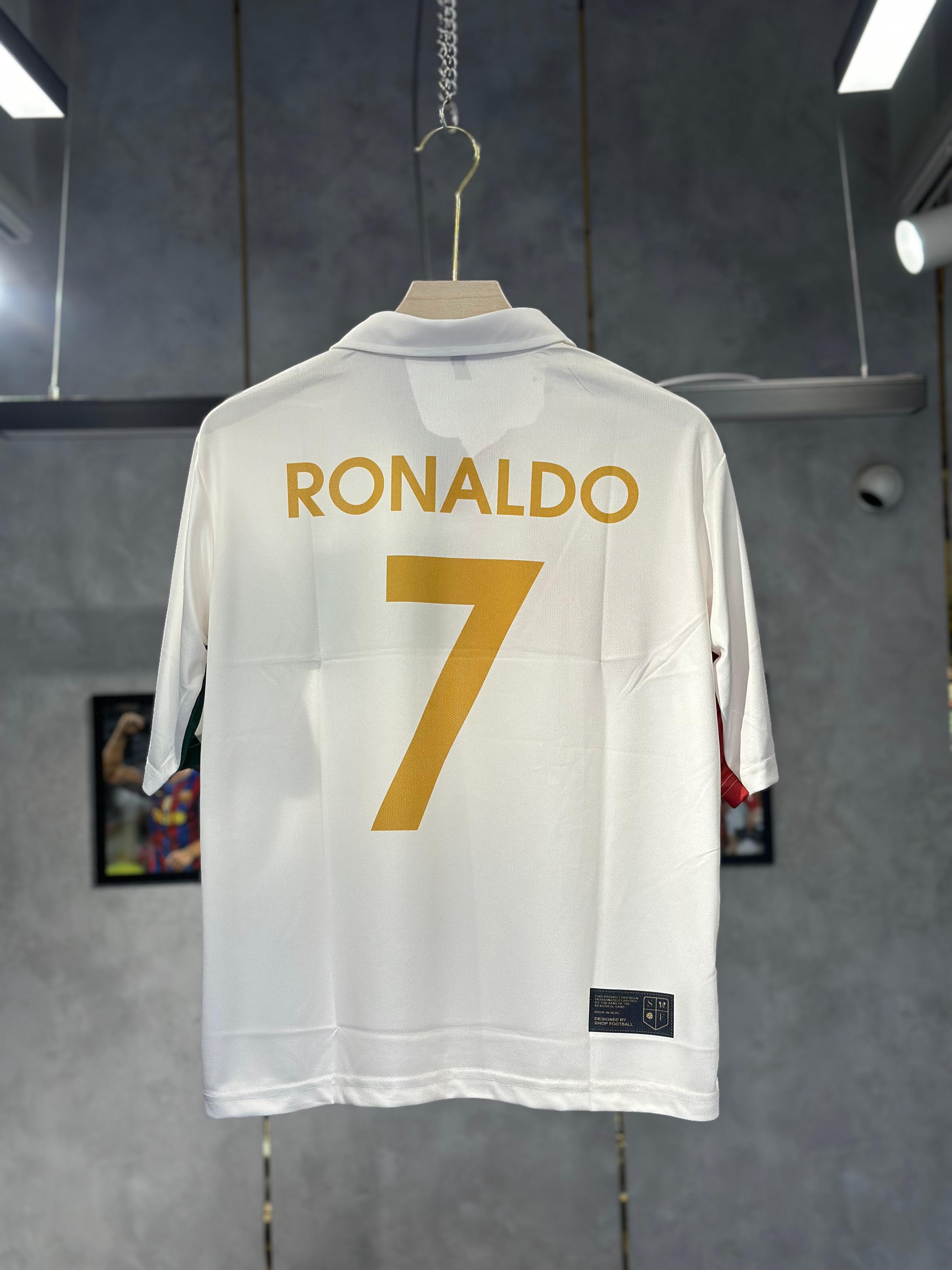RONALDO PORTUGAL VINTAGE POLO JERSEY