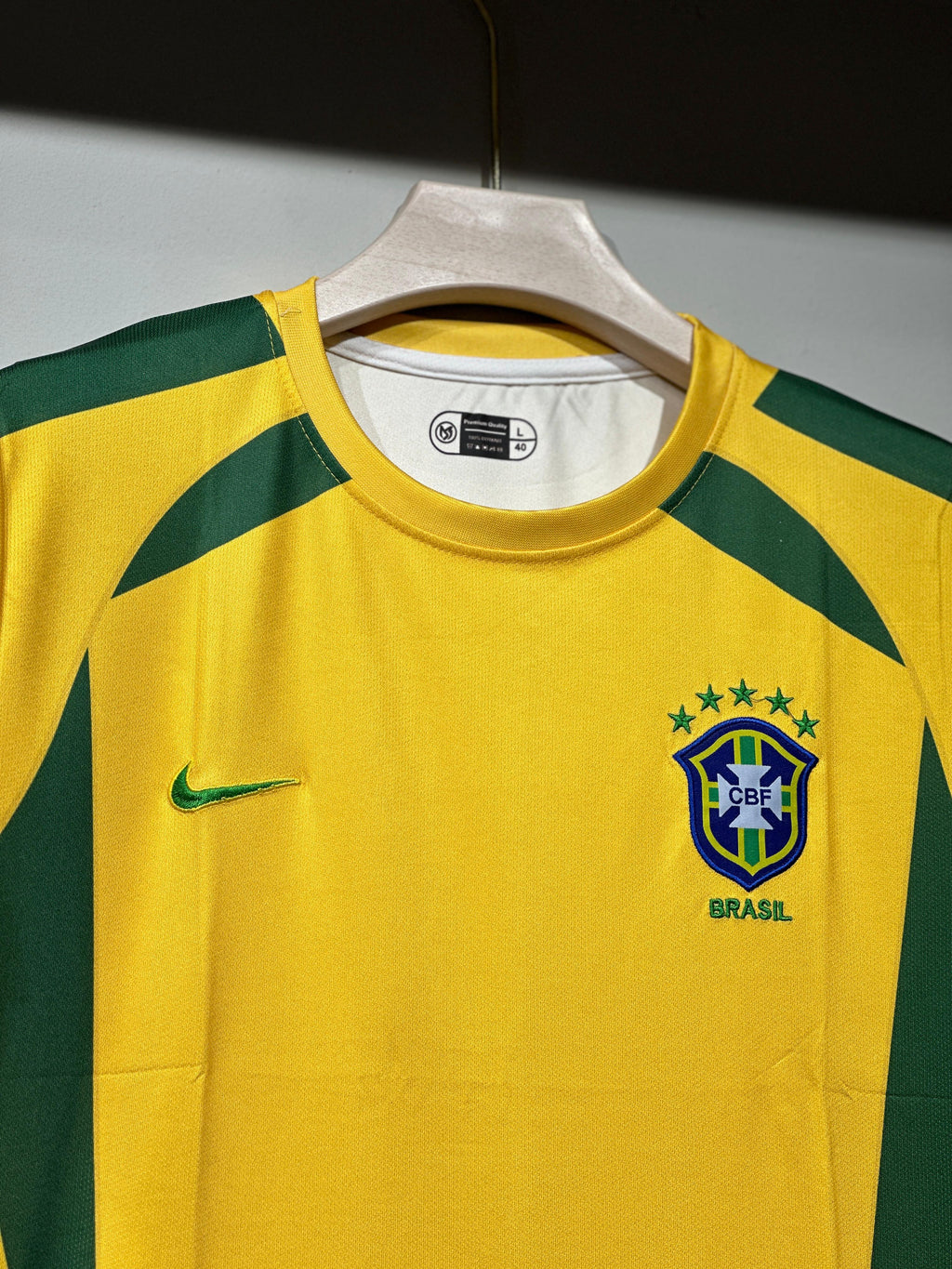 BRAZIL RONALDO 9 EMBROIDERY HALF SLEEVE🔥🔥