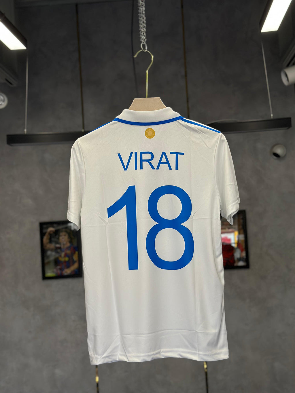 INDIA TEST MATCH KIT POLO EMBROIDERY PREMIUM NORMAL SLEEVE
