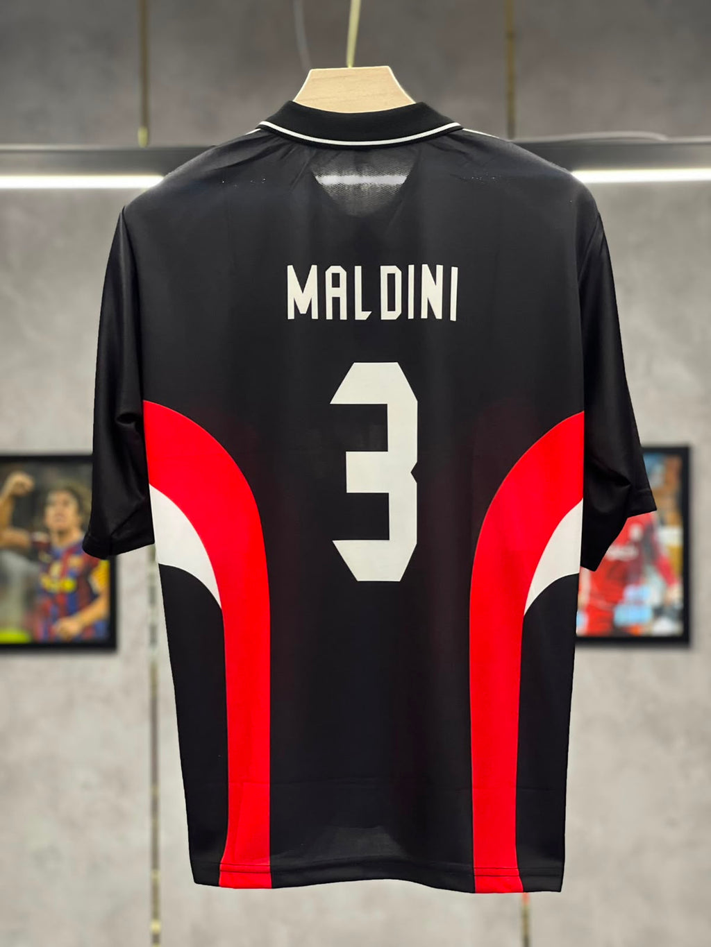 AC MILAN MALDINI RETRO 1999/2000 THIRD KIT FIVE SLEEVE EMBROIDERY PREMIUM QUALITY KIT