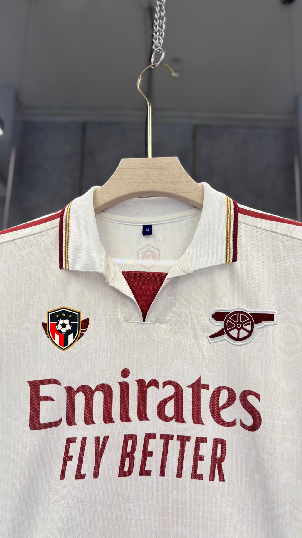 ARSENAL 2025/26 POLO EMBROIDERY ODEGAARD PREMIUM QUALITY