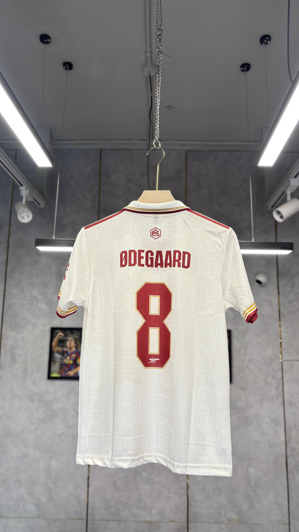 ARSENAL 2025/26 POLO EMBROIDERY ODEGAARD PREMIUM QUALITY