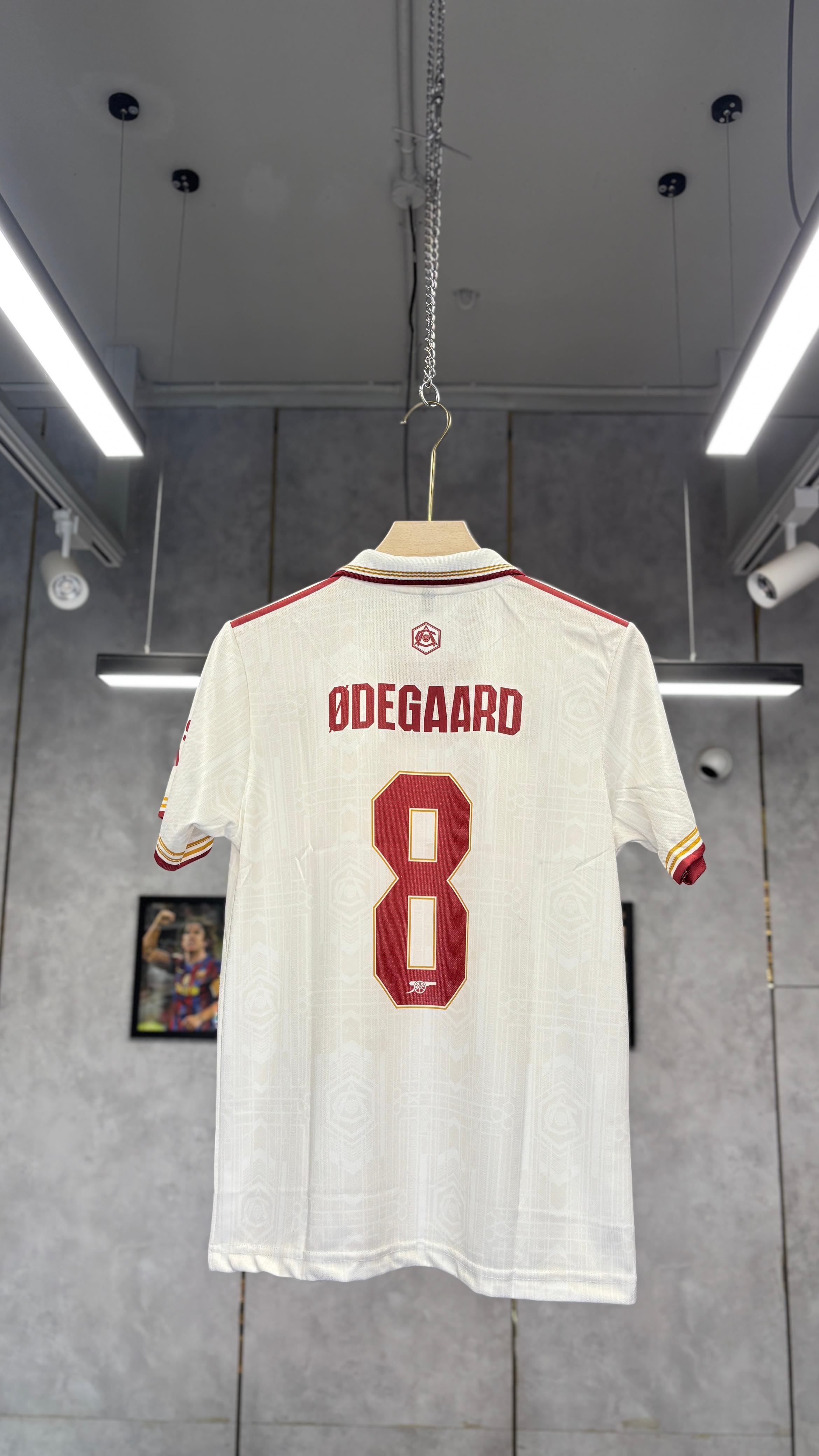 ARSENAL 2025/26 POLO EMBROIDERY ODEGAARD PREMIUM QUALITY