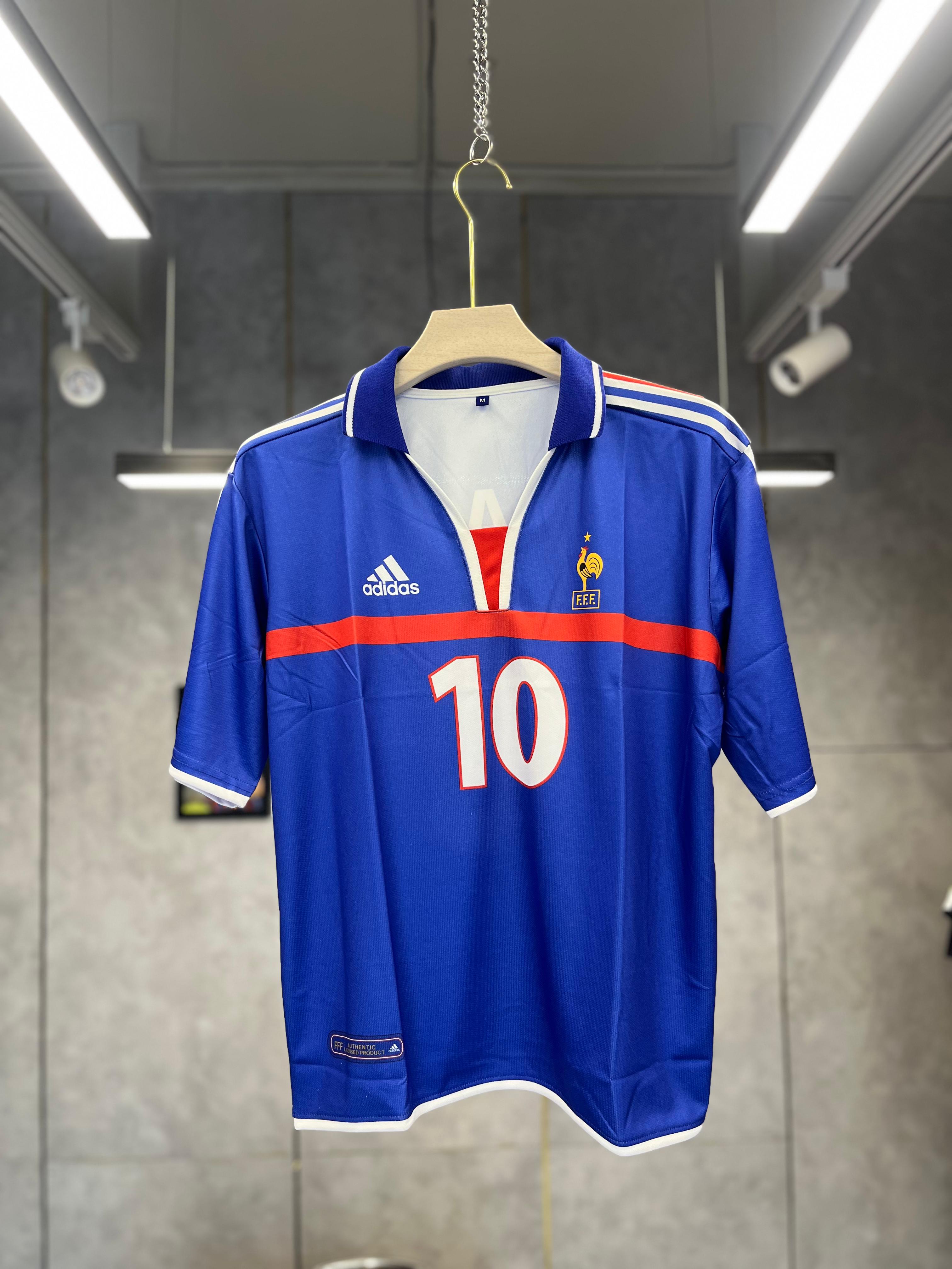 FRANCE POLO PREMIUM QUALITY FIVE SLEEVE ZIDANE 🔥🔥