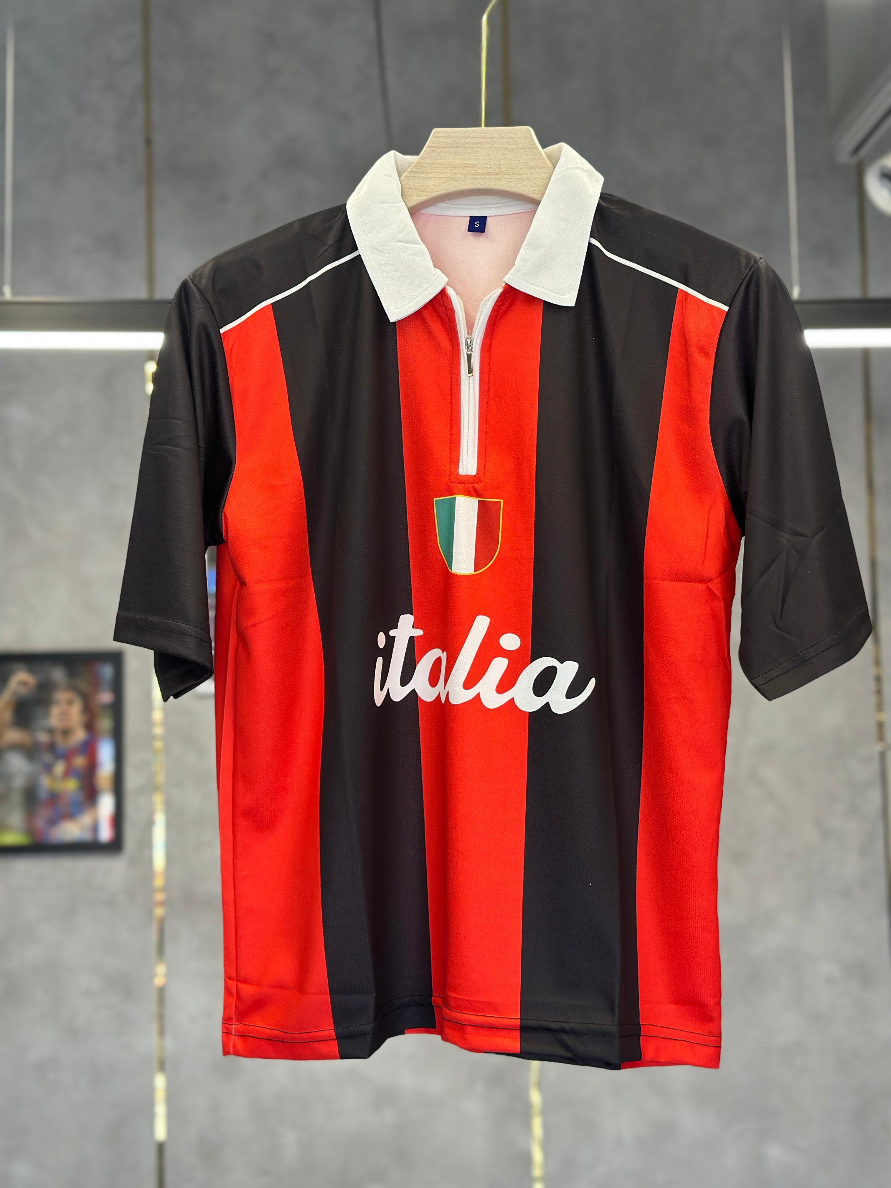 ITALIA POLO ZIP PREMIUM QUALITY 🔥🔥 FIVE SLEEVE