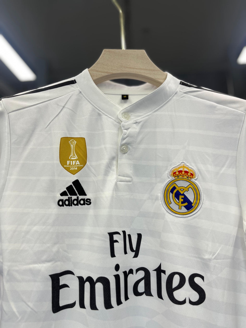 REAL MADRID CHINESE NECK 2014-15 HOME KIT EMBROIDERY PREMIUM QUALITY🔥