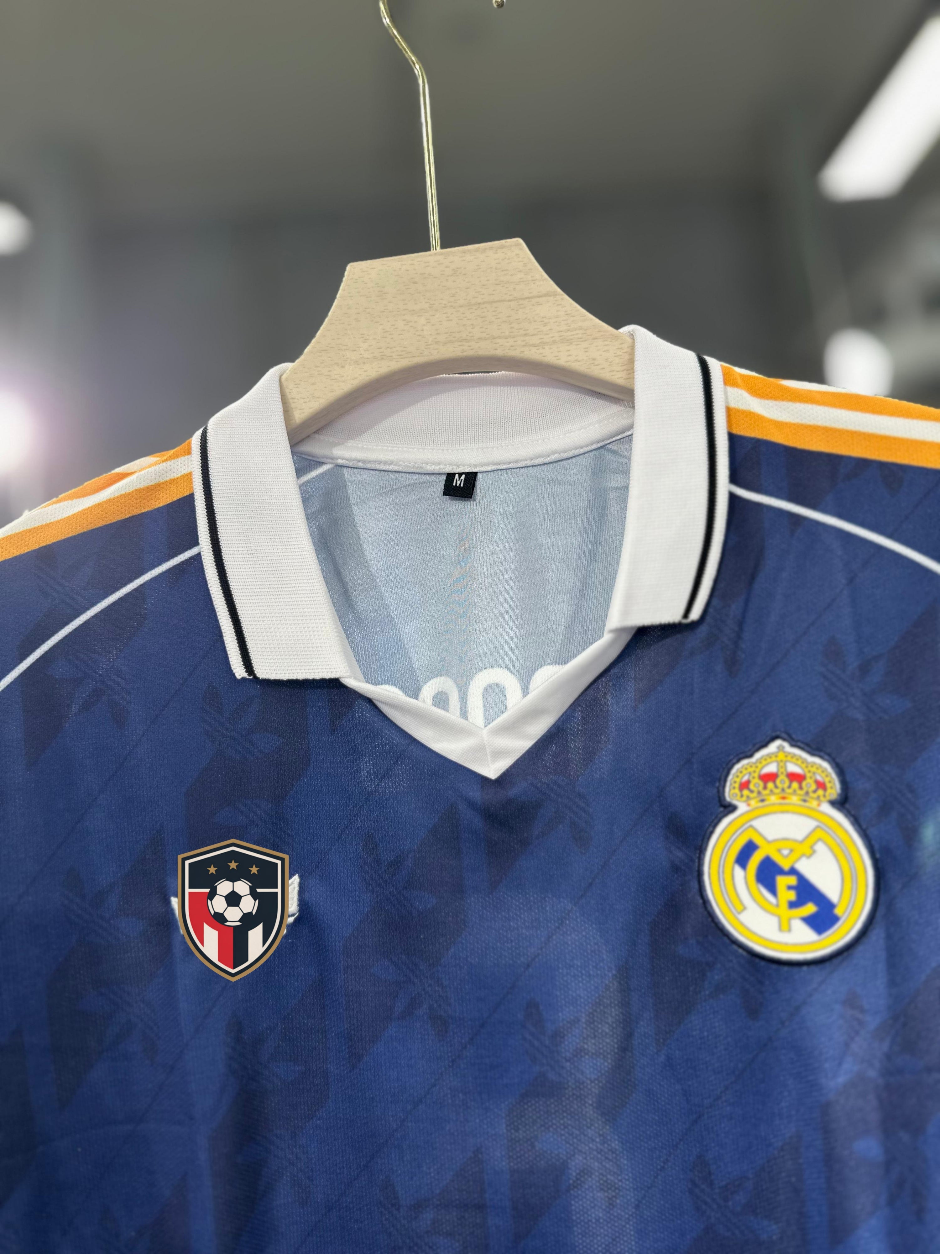 REAL MADRID KROOS 1998/99 THIRD KIT POLO EMBROIDERY PREMIUM QUALITY NORMAL SLEEV