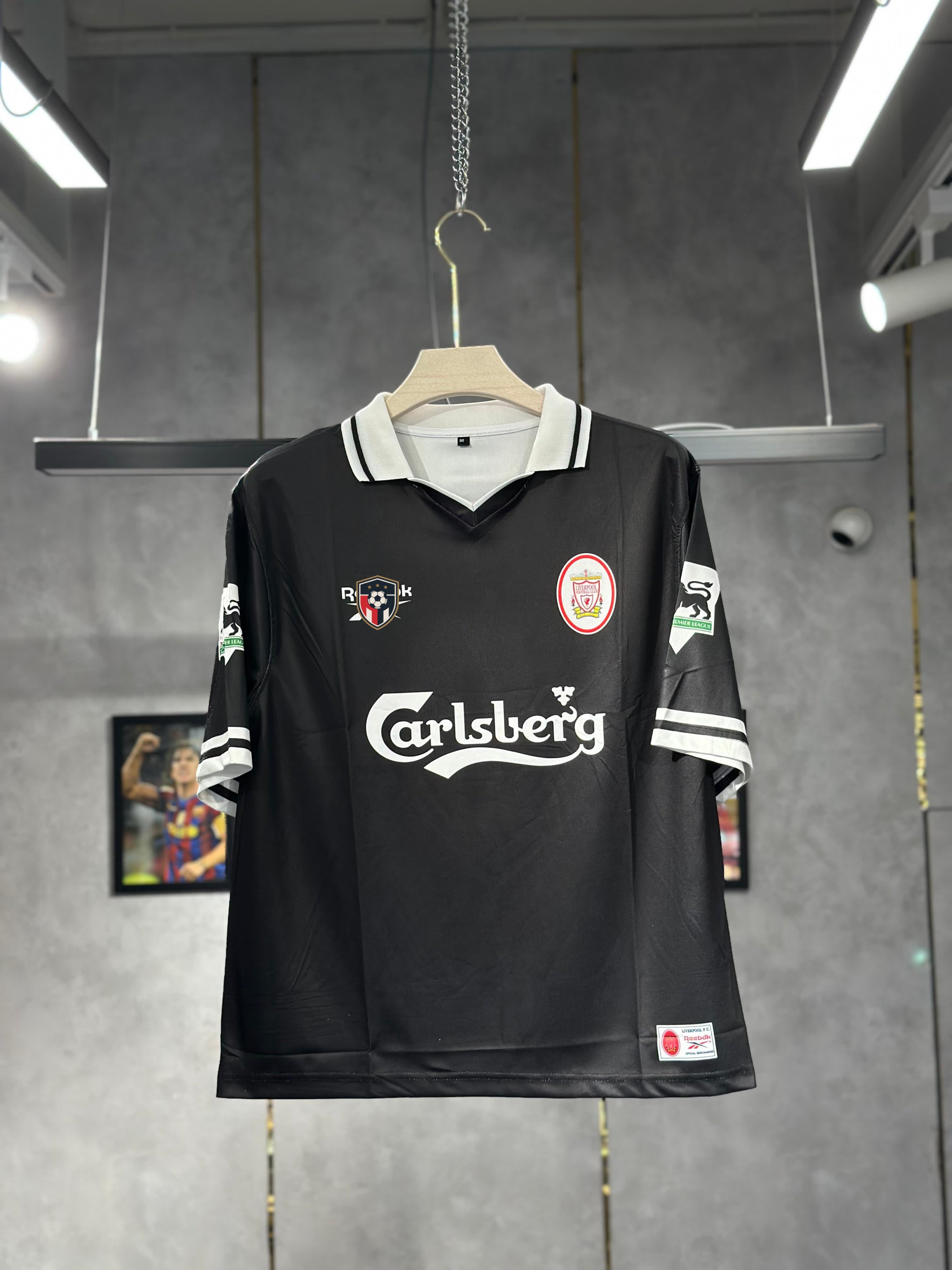 LIVERPOOL FOWLER 1996/97 AWAY POLO FIVE SLEEVE PREMIUM QUALITY KIT