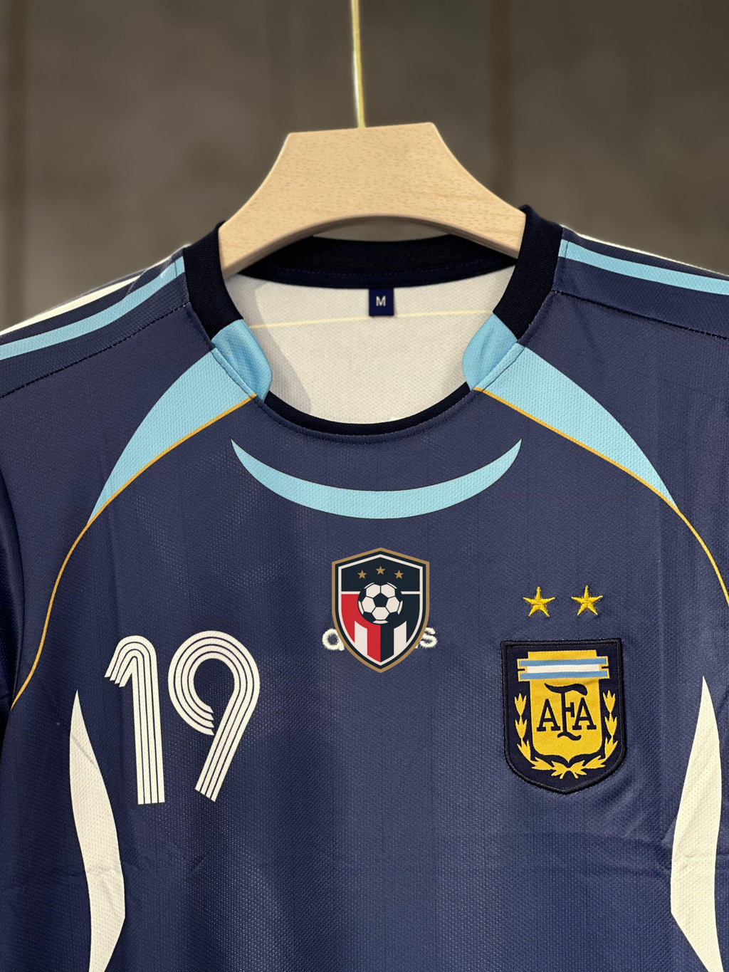 ARGENTINA MESSI 2006 AWAY FULL SLEEV EMBROIDERY PREMIUM QUALITY KIT