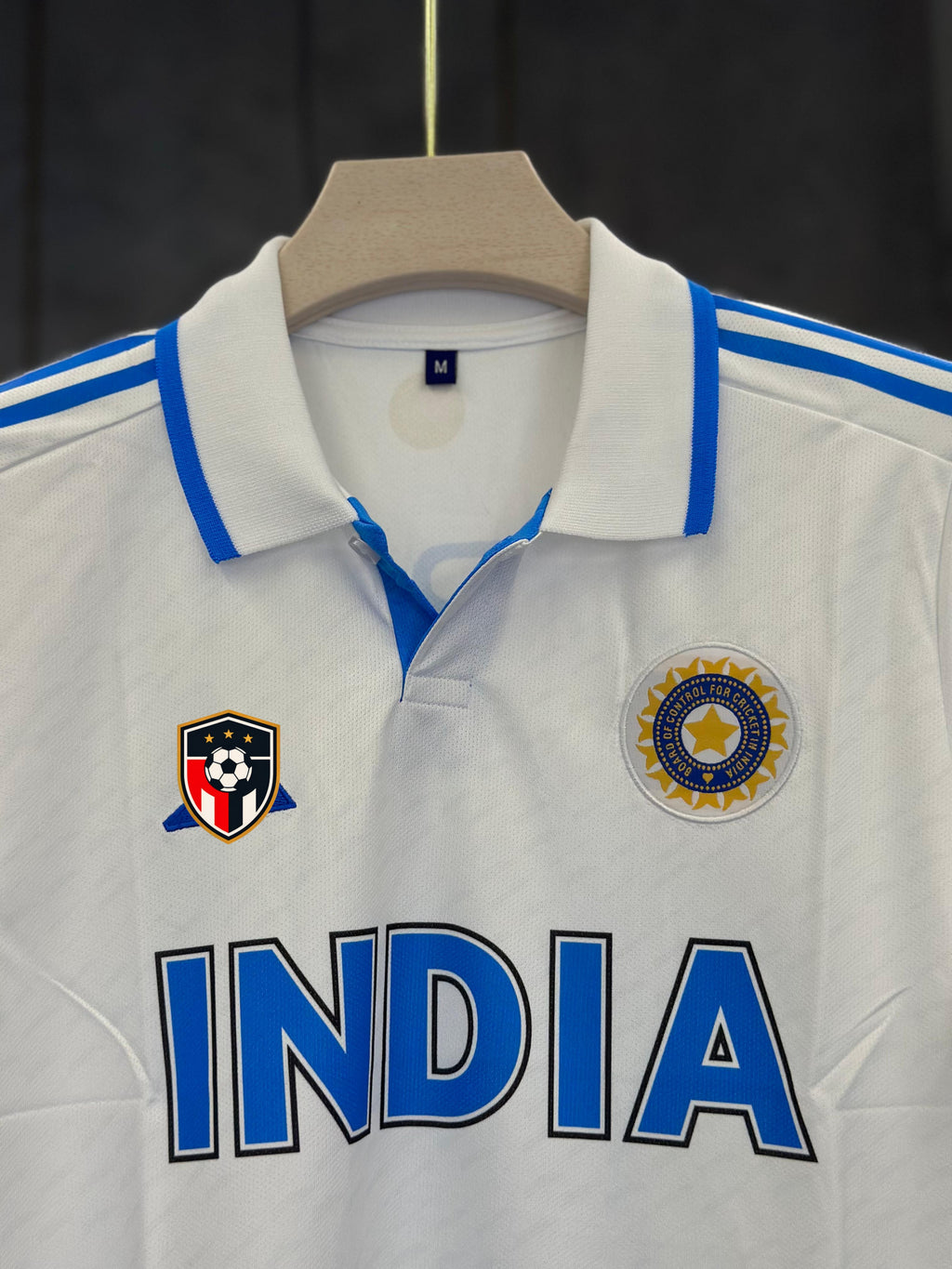 INDIA TEST MATCH KIT POLO EMBROIDERY PREMIUM NORMAL SLEEVE