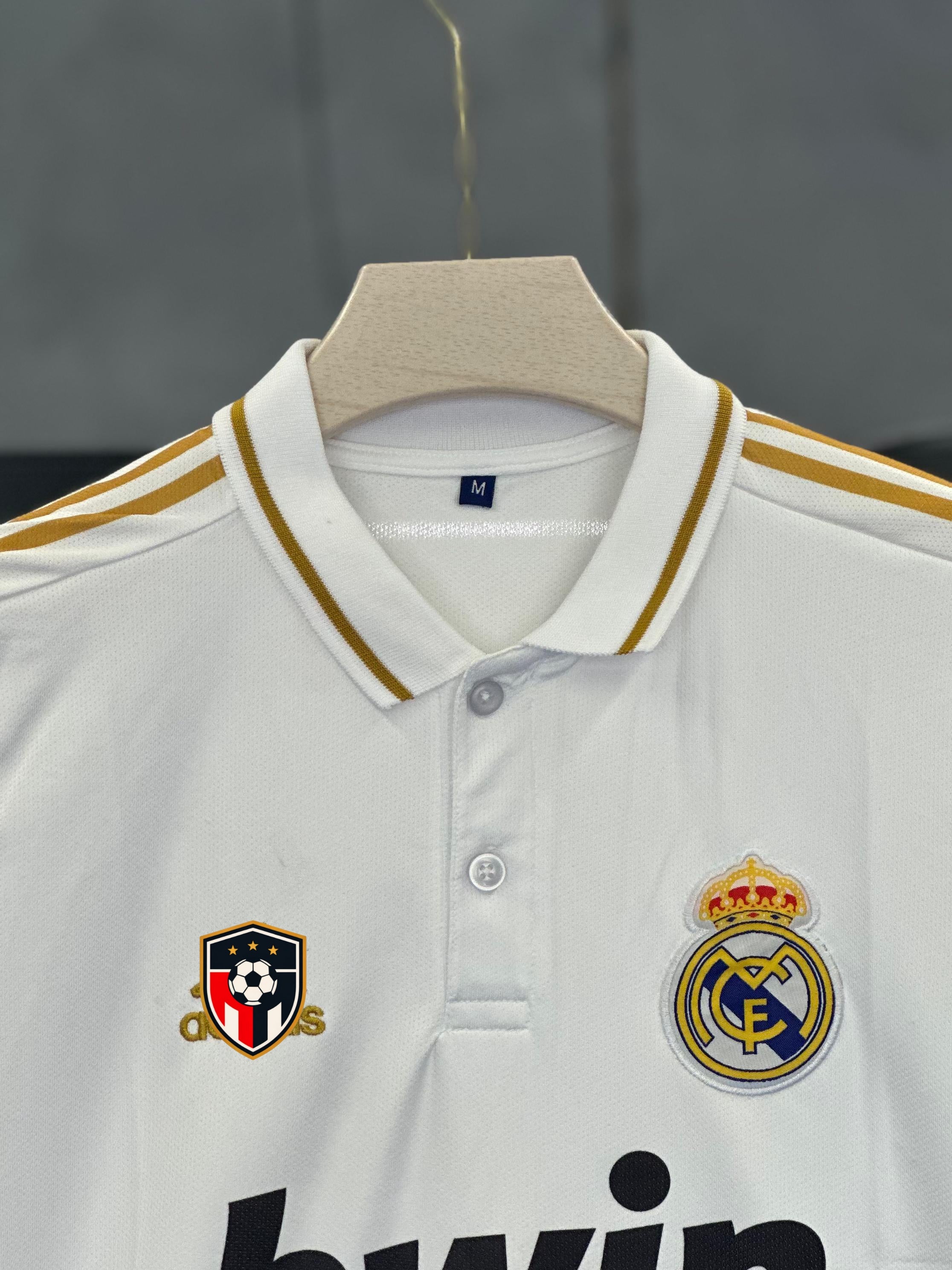 REAL MADRID 2011/12 OZIL EMBROIDERY POLO NORMAL SLEEV PREMIUM QUALITY HOME KIT