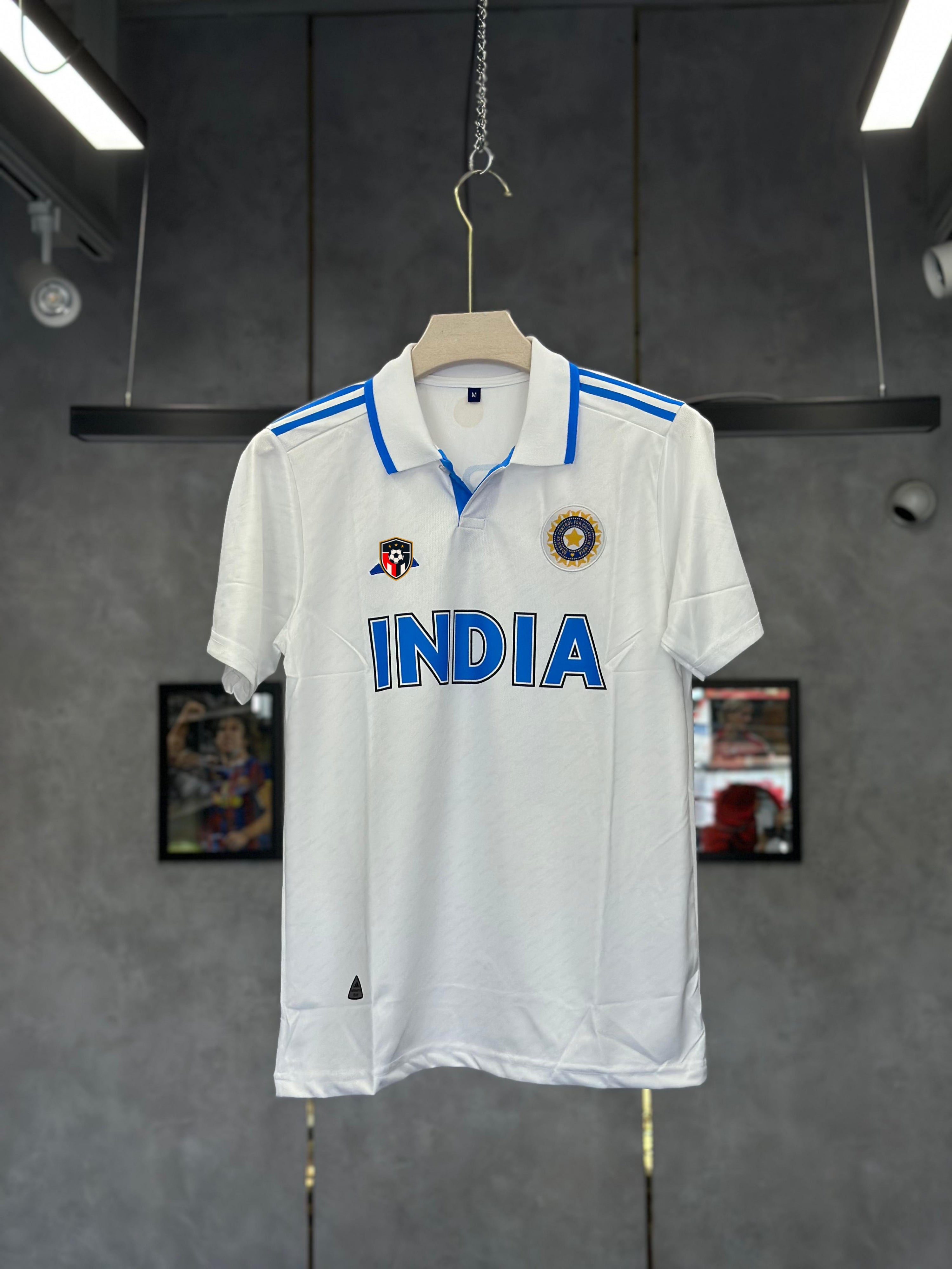 INDIA TEST MATCH KIT POLO EMBROIDERY PREMIUM NORMAL SLEEVE