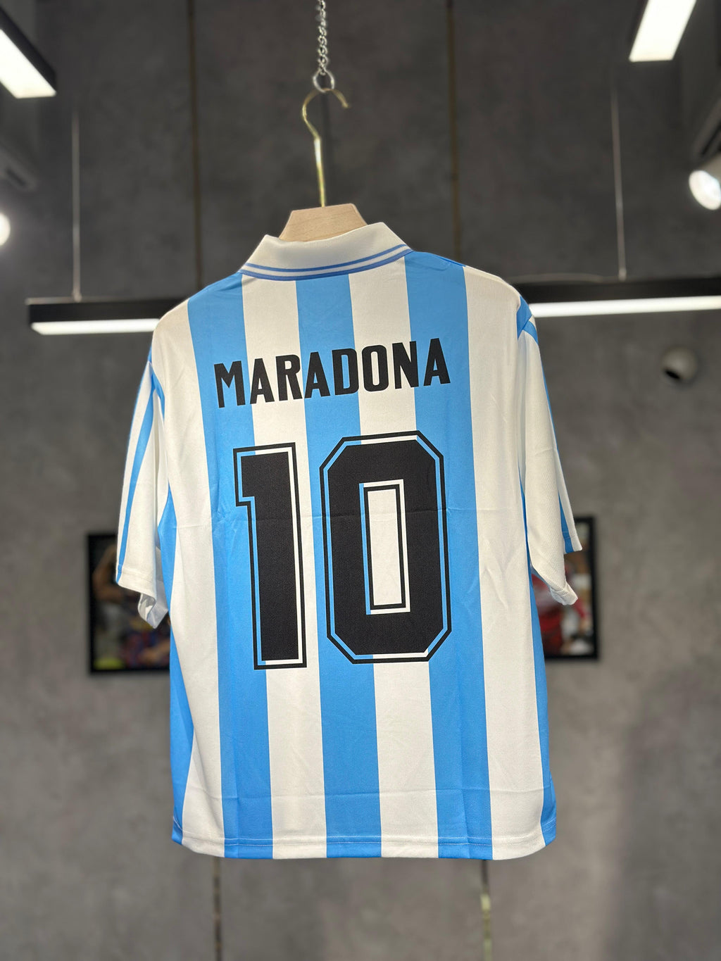 ARGENTINA HOME POLO MARADONA 1994 FIVE SLEEV