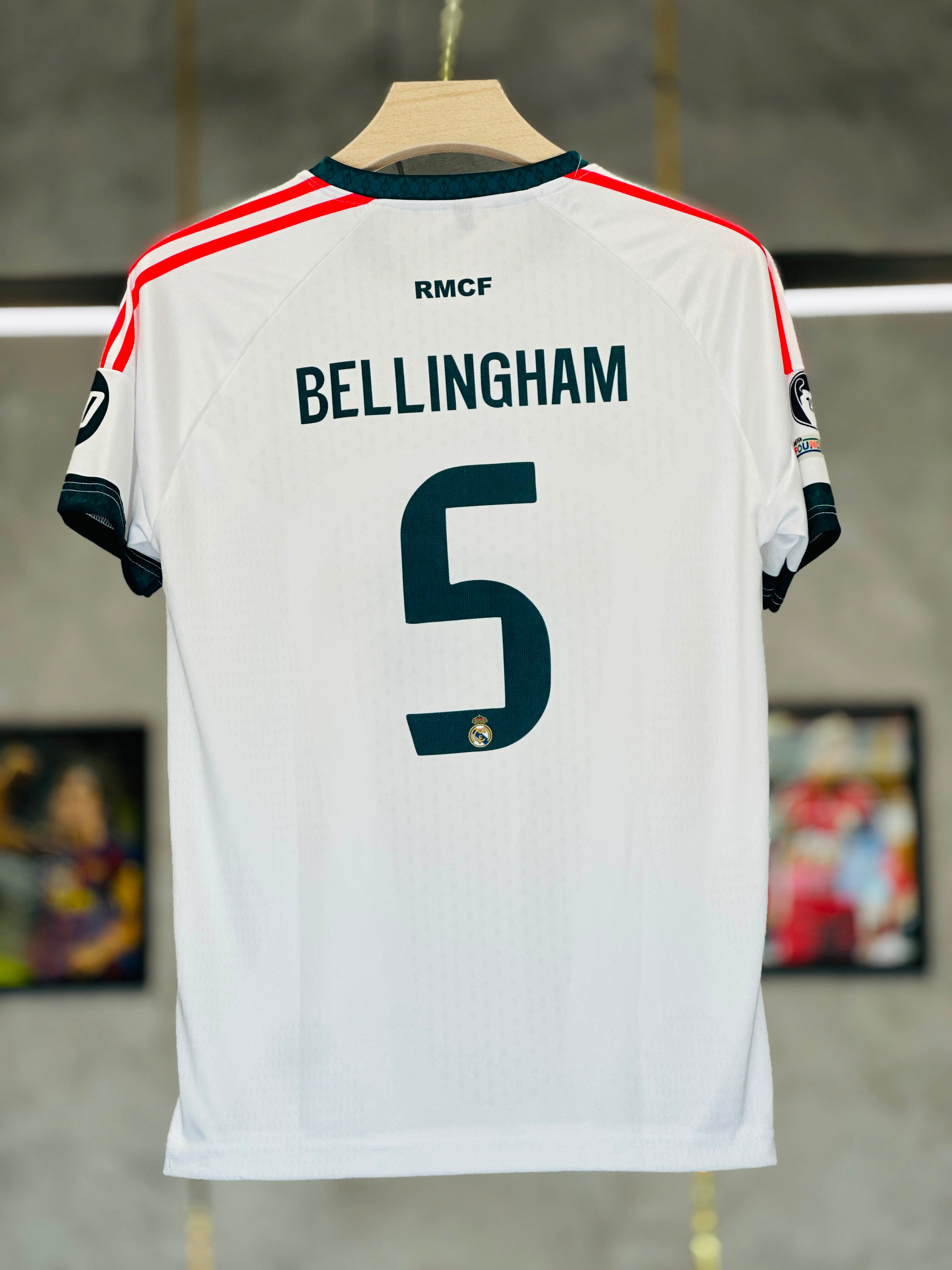 REAL MADRID BELLINGHAM 2026/27 HOME EMBROIDERY PREMIUM QUALITY KIT