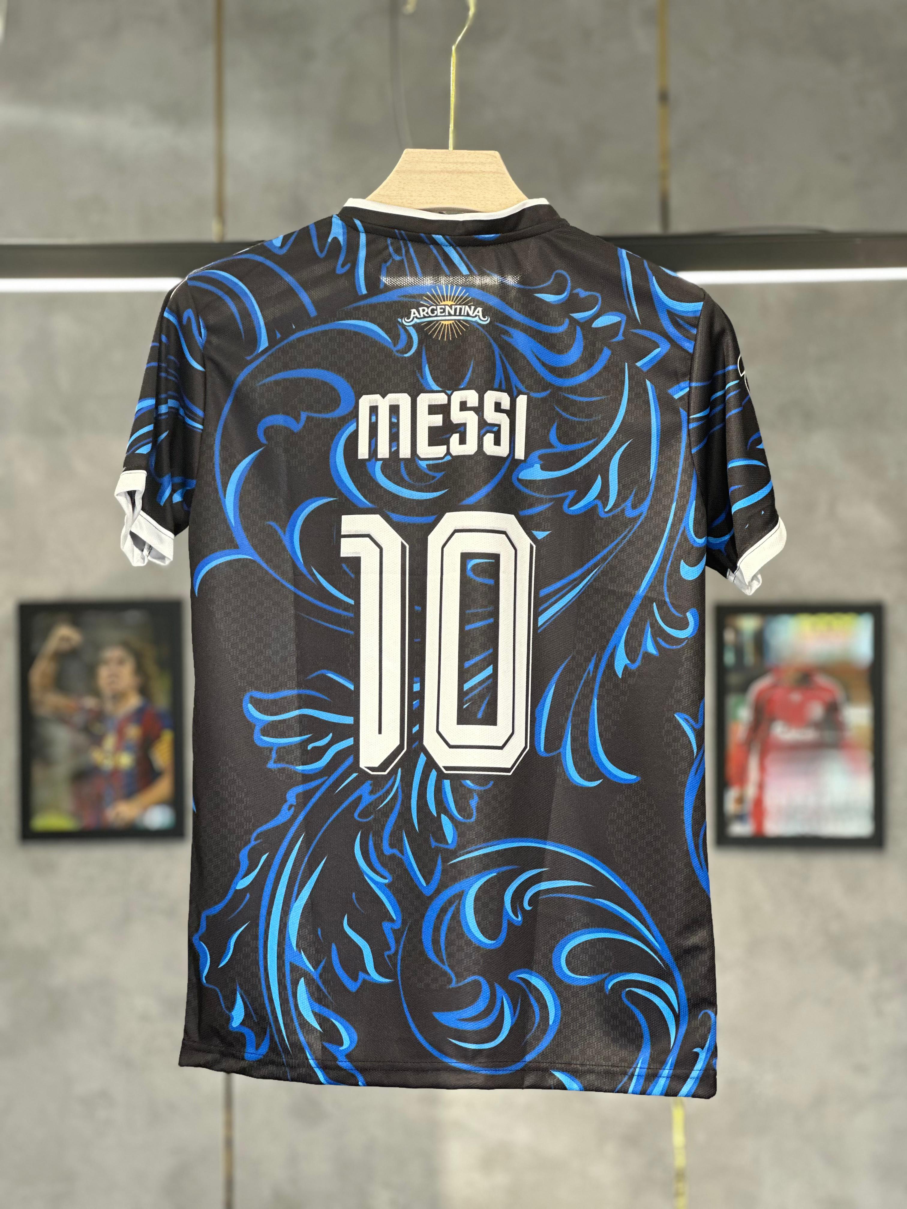 ARGENTINA MESSI 2026 WORLD CUP AWAY JERSEY EMBROIDERY PREMIUM QUALITY NORMAL SLEEV