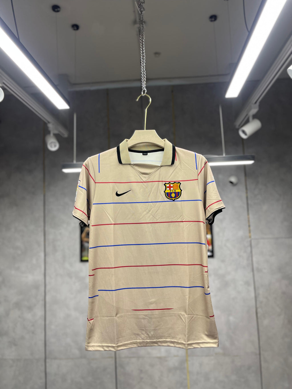FC BARCELONA MESSI 30 2004-2005 POLO PREMIUM QUALITY EMBROIDERY