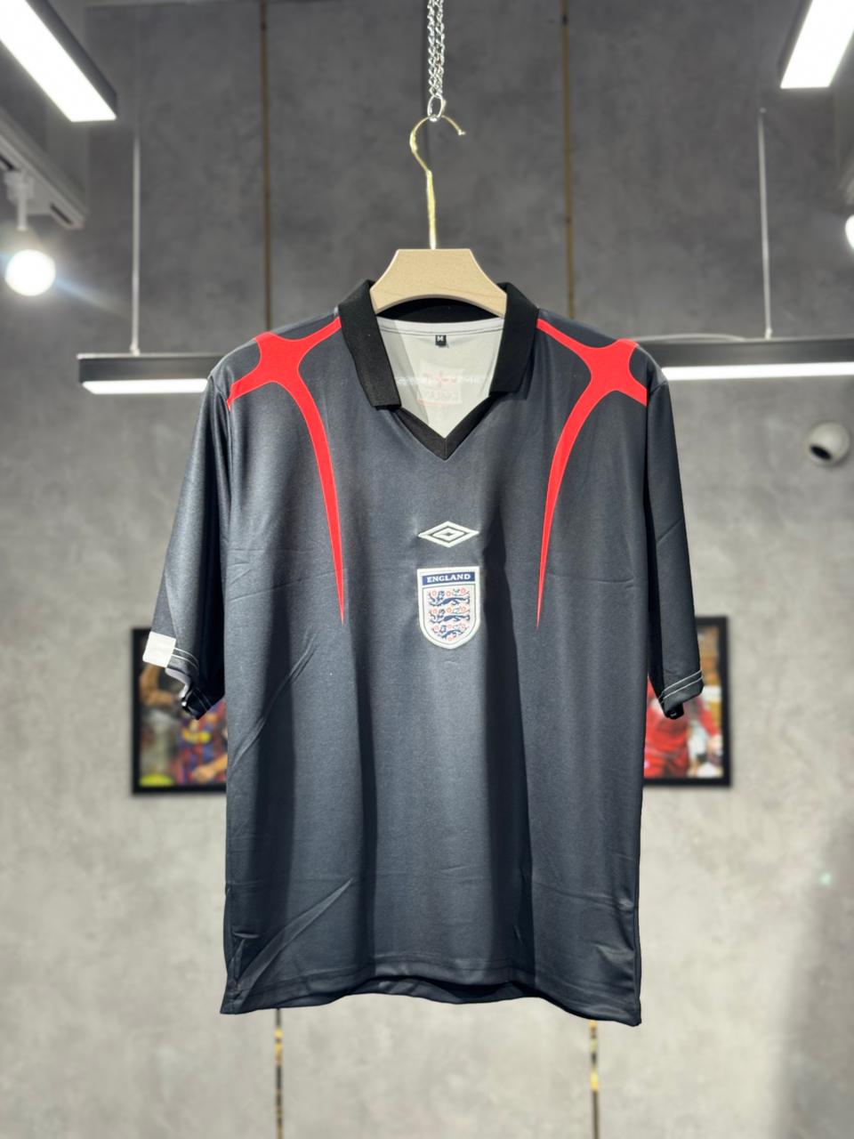 ENGLAND BECKHAM EMBROIDERY POLO FIVE SLEEV