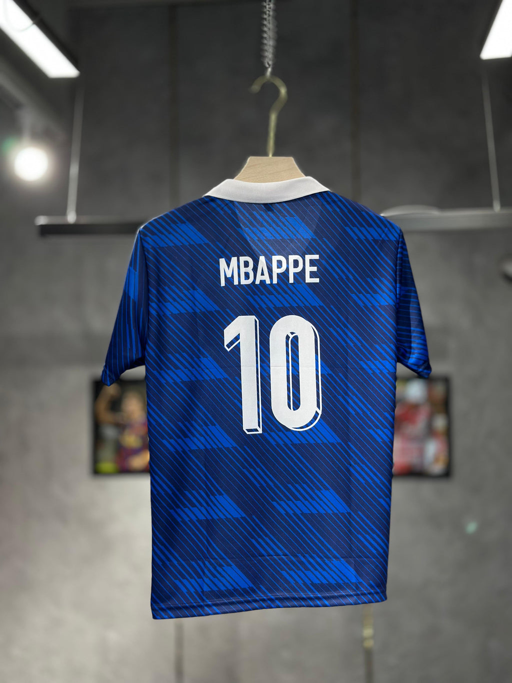 FRANCE MBAPPE 2026 HOME KIT POLO EMBROIDERY PREMIUM QUALITY NORAM SLEEVE