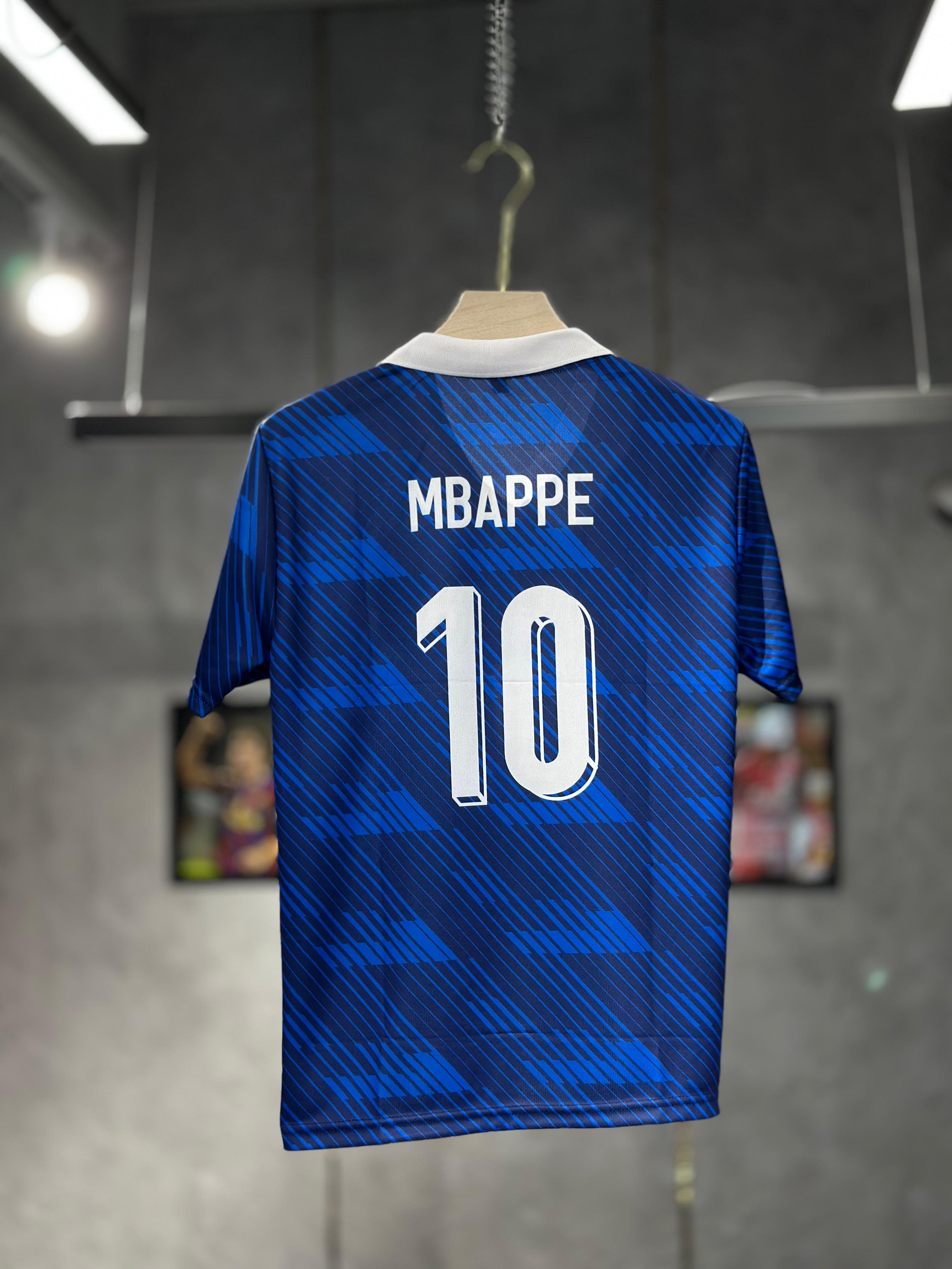FRANCE MBAPPE 2026 HOME KIT POLO EMBROIDERY PREMIUM QUALITY NORAM SLEEVE