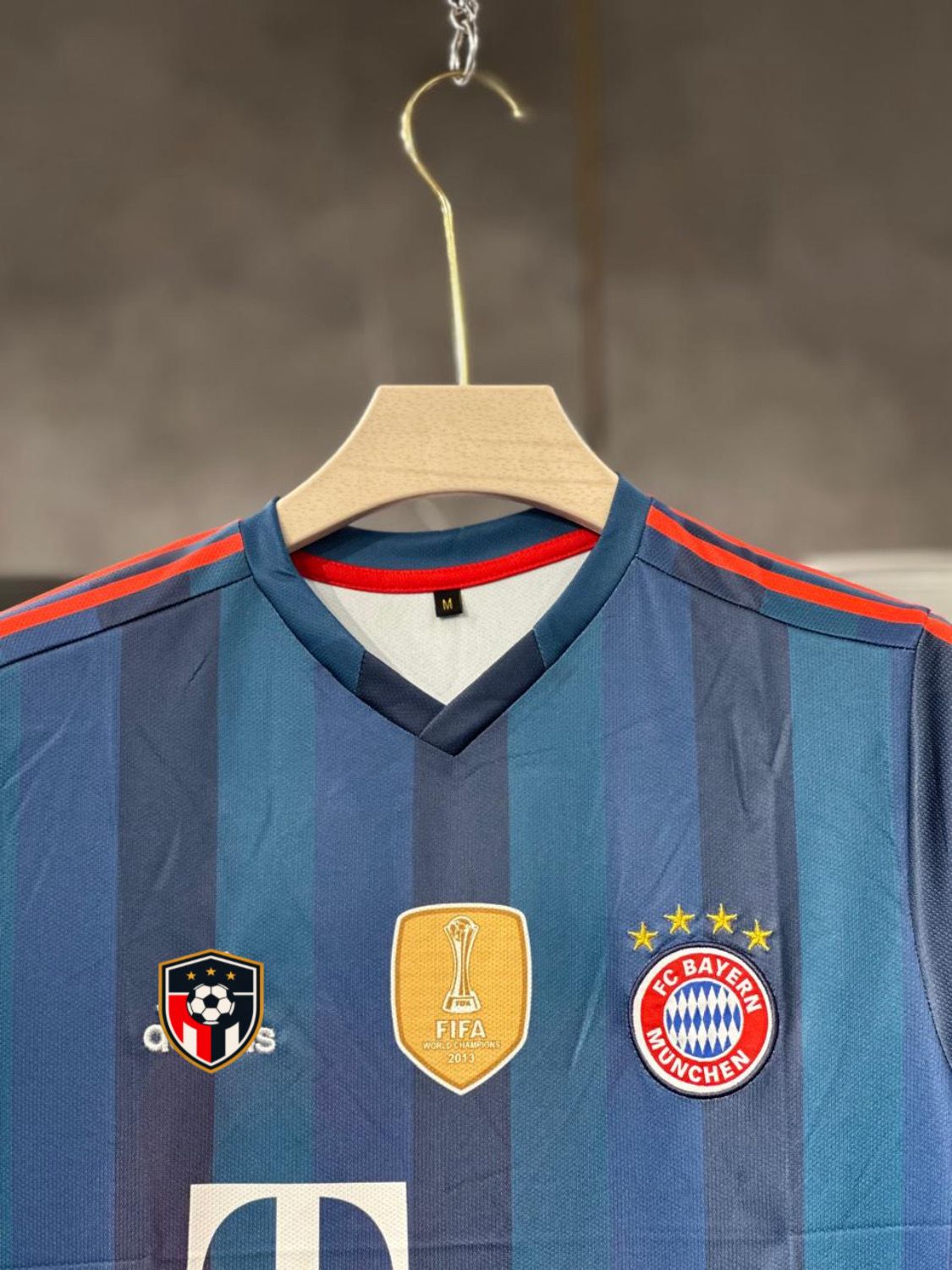 FC BAYERN MUNICH 2013-2014 THIRD KIT EMBROIDERY PREMIUM QUALITY NORMAL SLEEV JERSEY