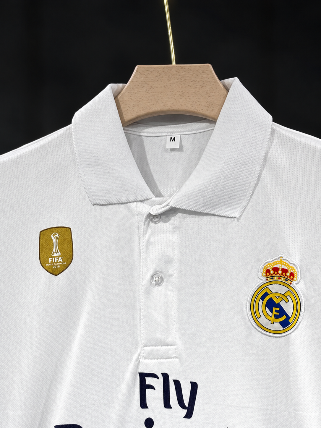REAL MADRID RONALDO 2016/17 HOME POLO EMBROIDERY PREMIUM QUALITY KIT