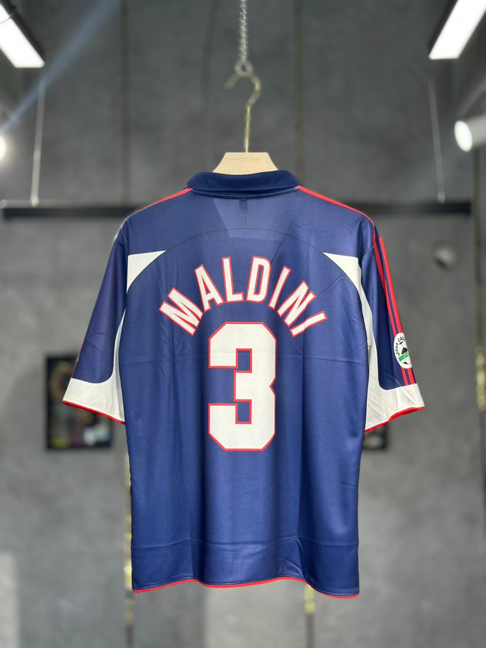 THE VINTAGE KIT MALDINI POLO FIVE SLEEVE PREMIUM QUALITY