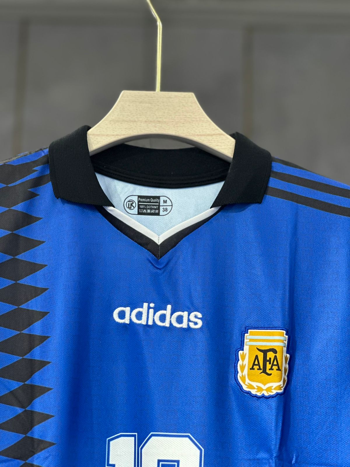 ARGENTINA 1994 AWAY EMBROIDERY POLO NORMAL SLEEV PREMIUM QUALITY