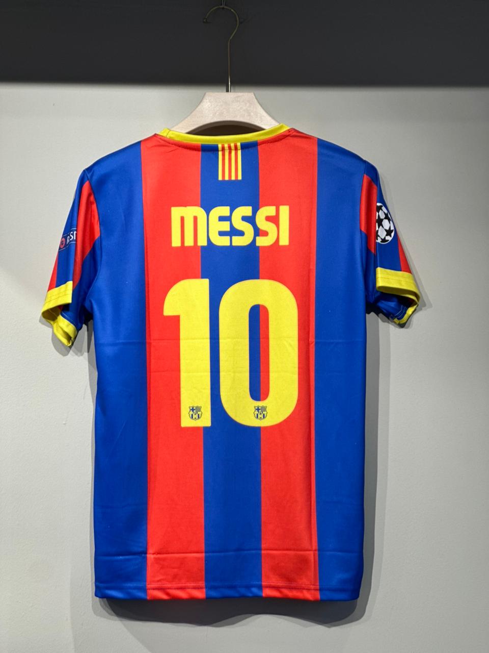 BARCA 2011 HOME EMBROIDERY HALF SLEEVE MESSU
