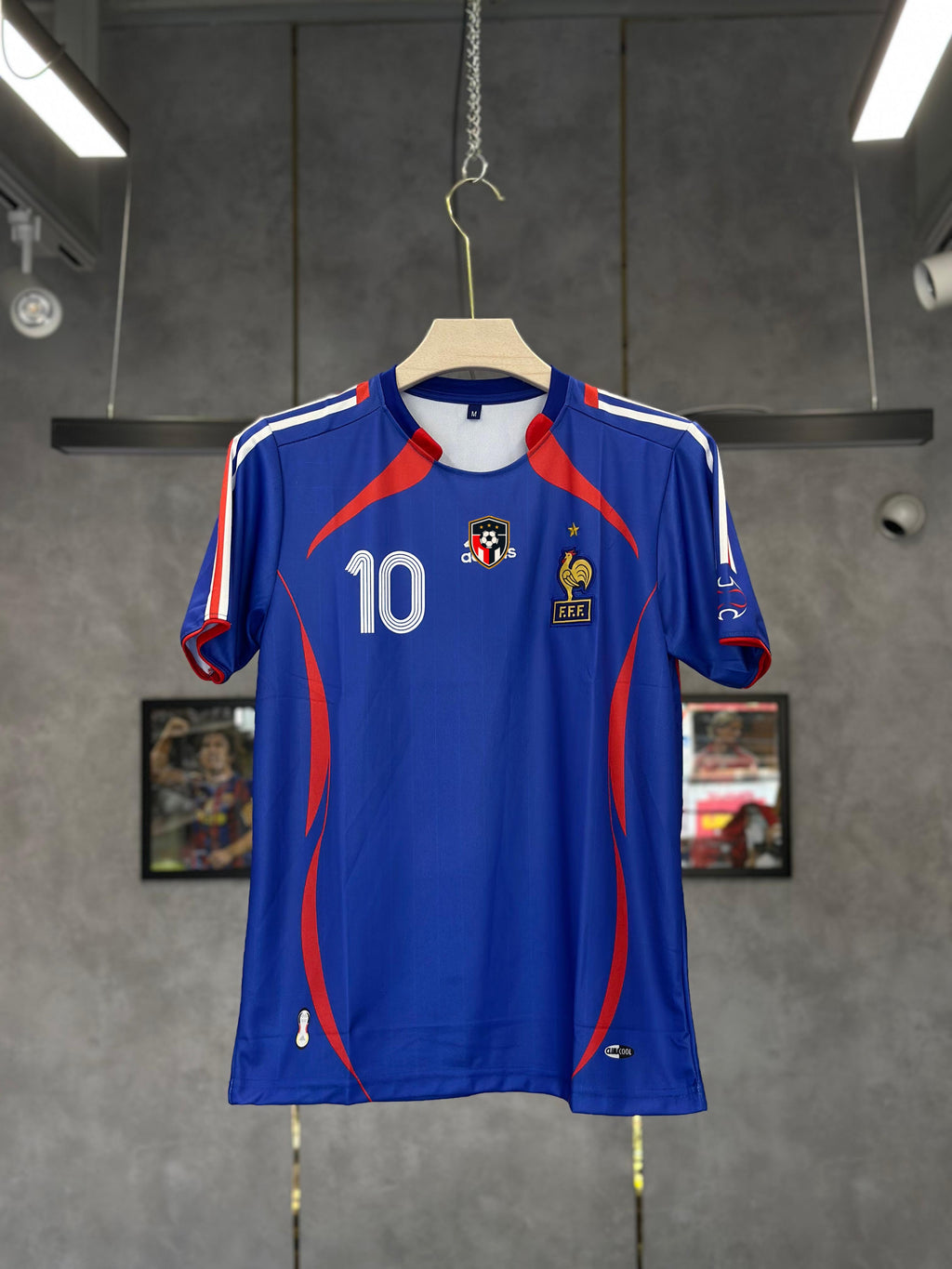 FRANCE 2006 ZIDANE PIPE NECK NORMAL SLEEVE EMBROIDERY PREMIUM QUALITY KIT