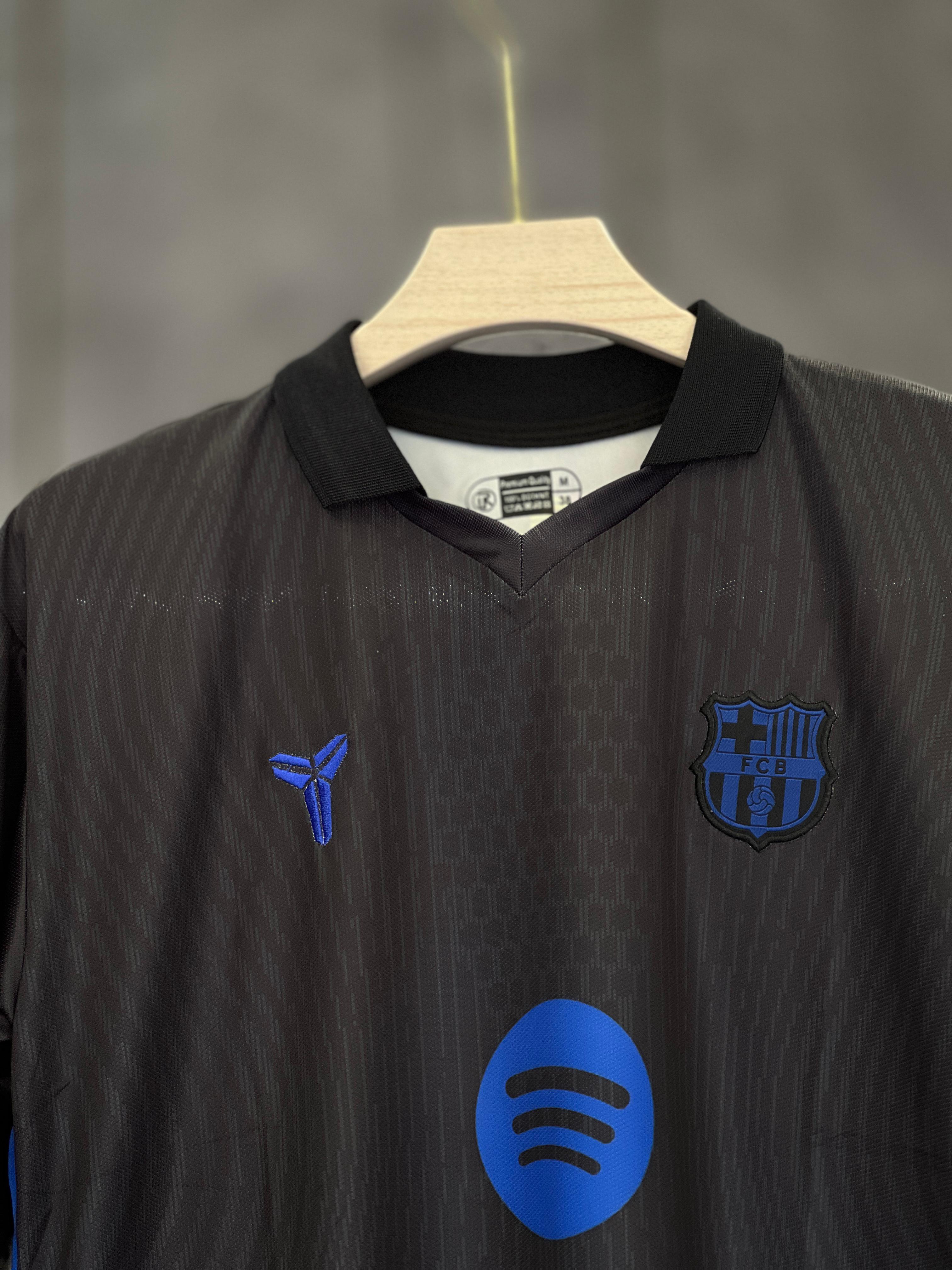 FC BARCELONA LAMINE YAMAL 2024/25 AWAY EMBROIDERY FIVE SLEEVE POLO