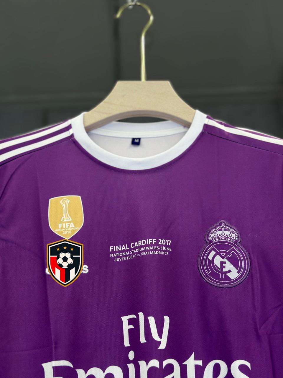 REAL MADRID RONALDO 2016/17 AWAY EMBROIDERY FULL SLEEV PREMIUM QUALITY KIT