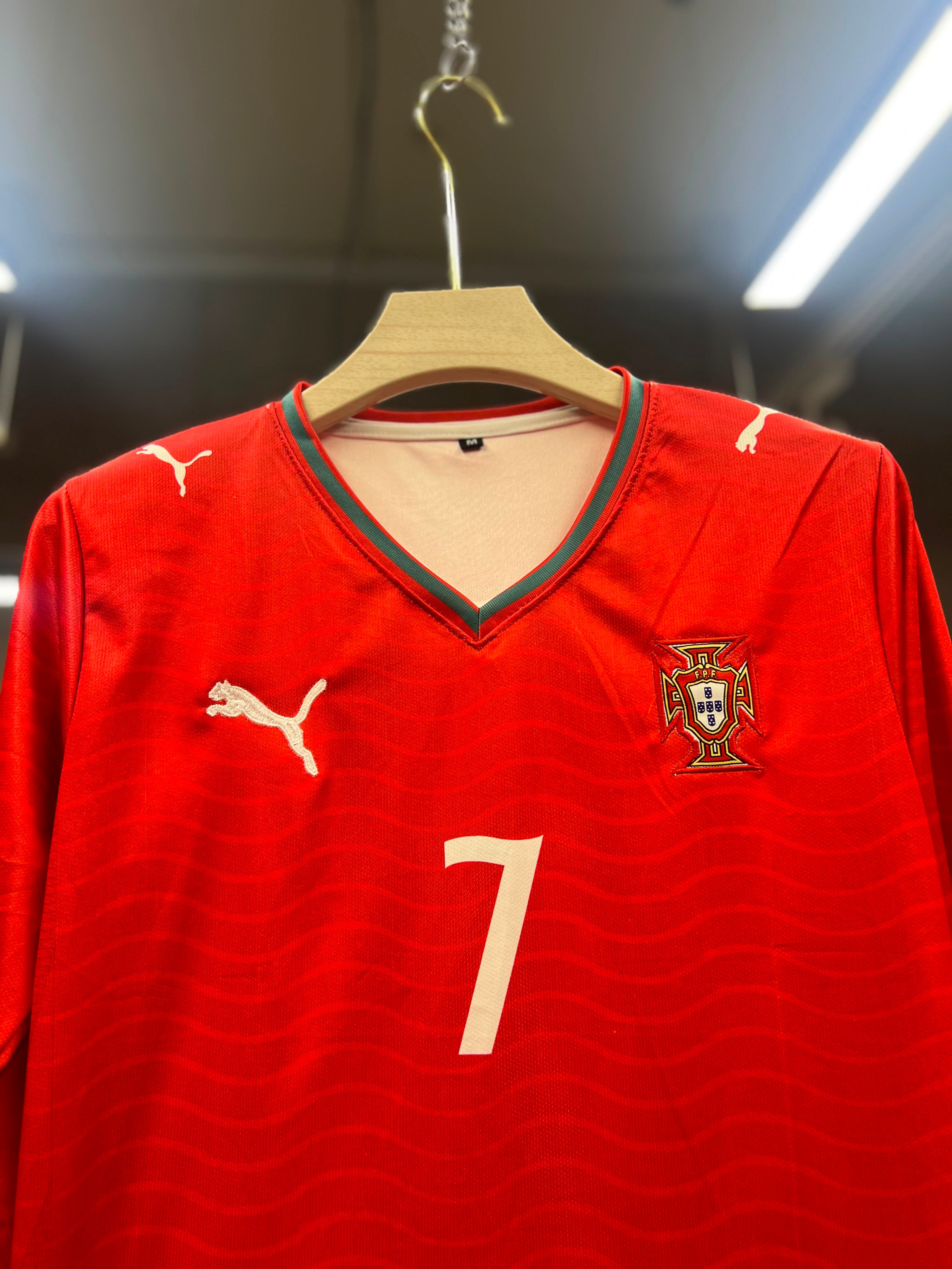 PORTUGAL RONALDO  2026 WORLD CUP FULL SLEEV EMBROIDERY PREMIUM QUALITY KIT