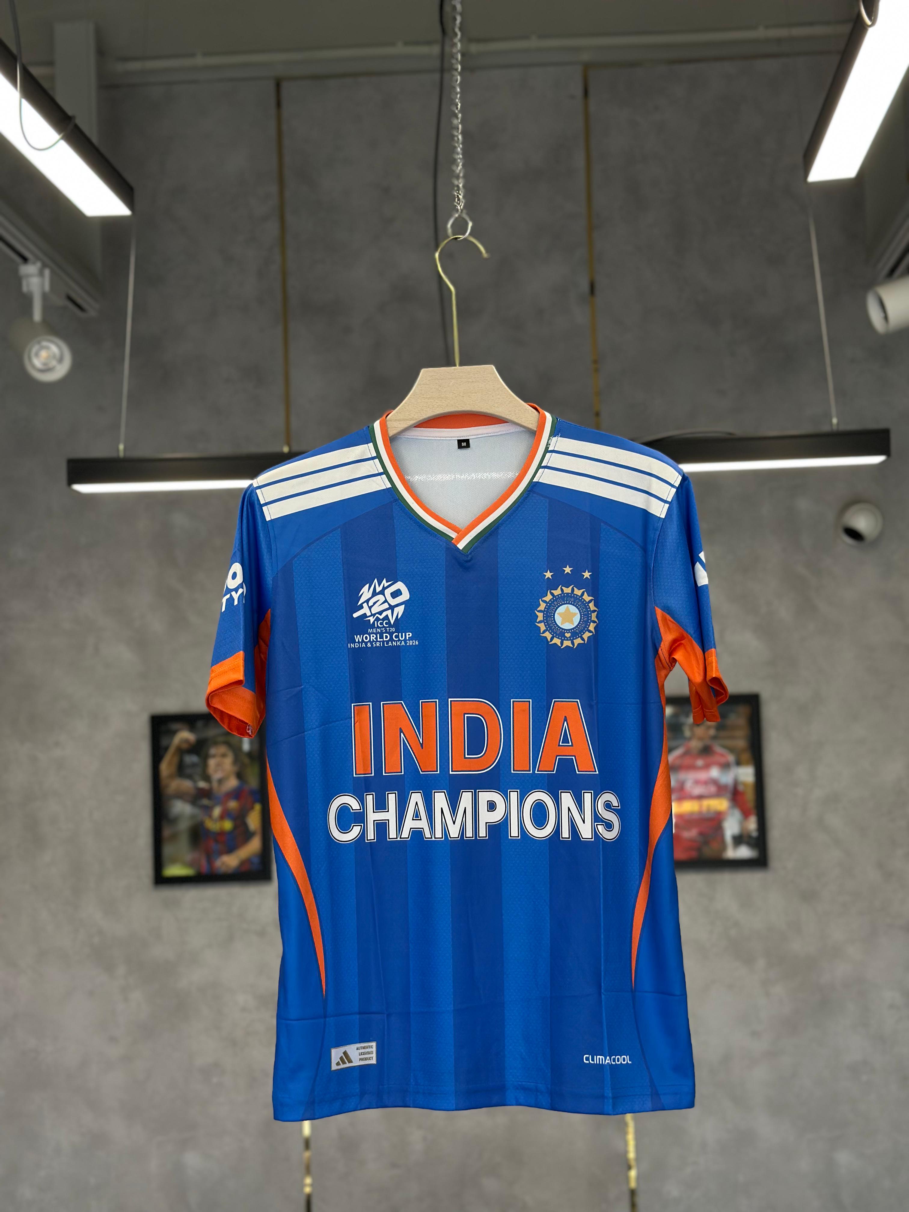 INDIA WORLD CUP 2026 CHAMPIONS JERSEY
