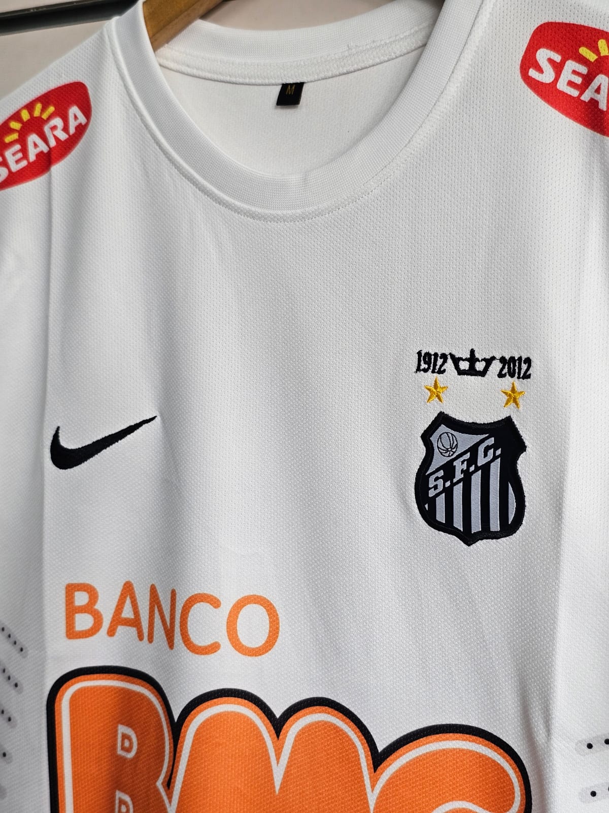 NEYMAR RETRO SANTOS HALF SLEEVE PREMIUM QUALITY🔥🔥