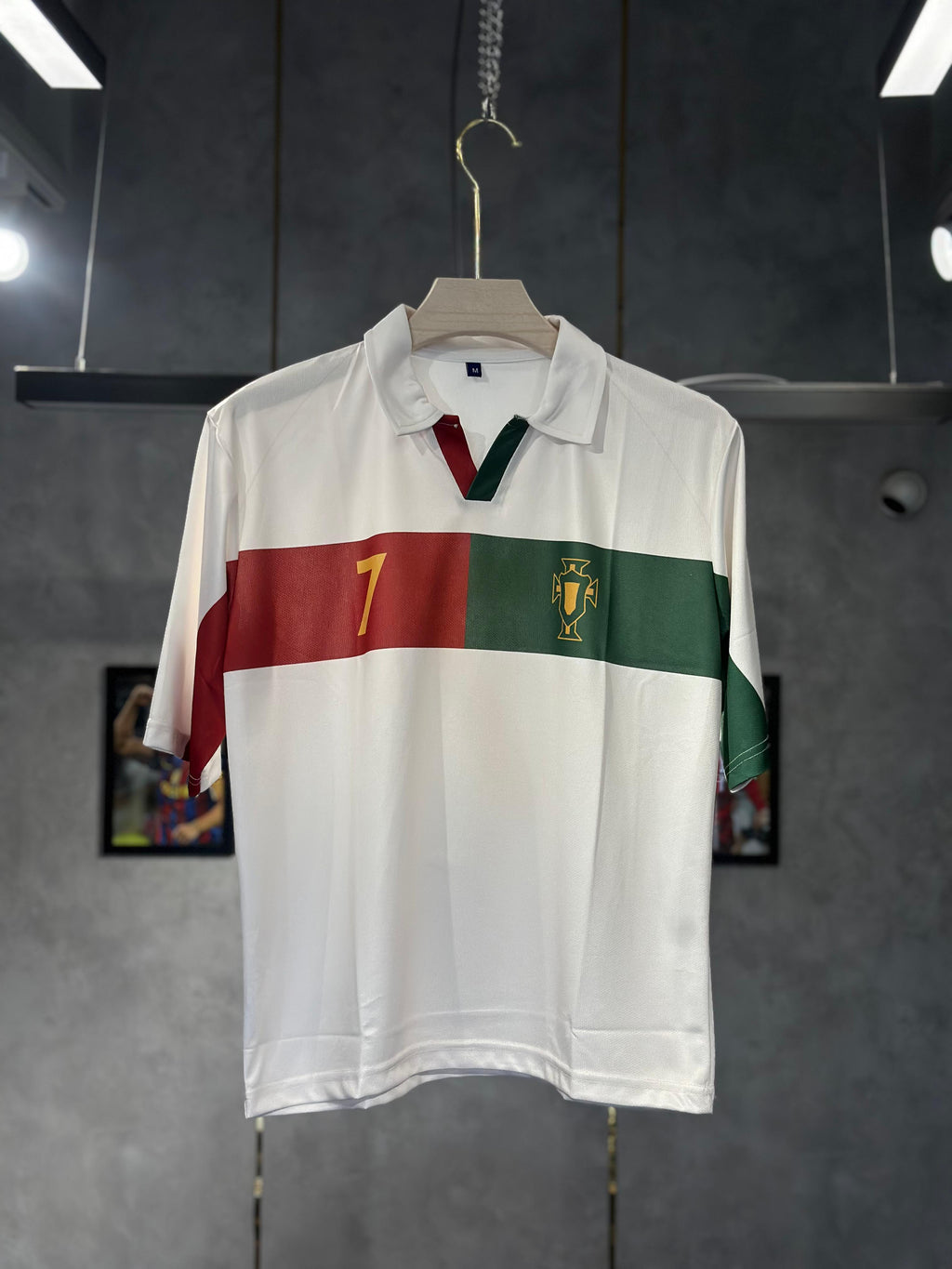 RONALDO PORTUGAL VINTAGE POLO JERSEY