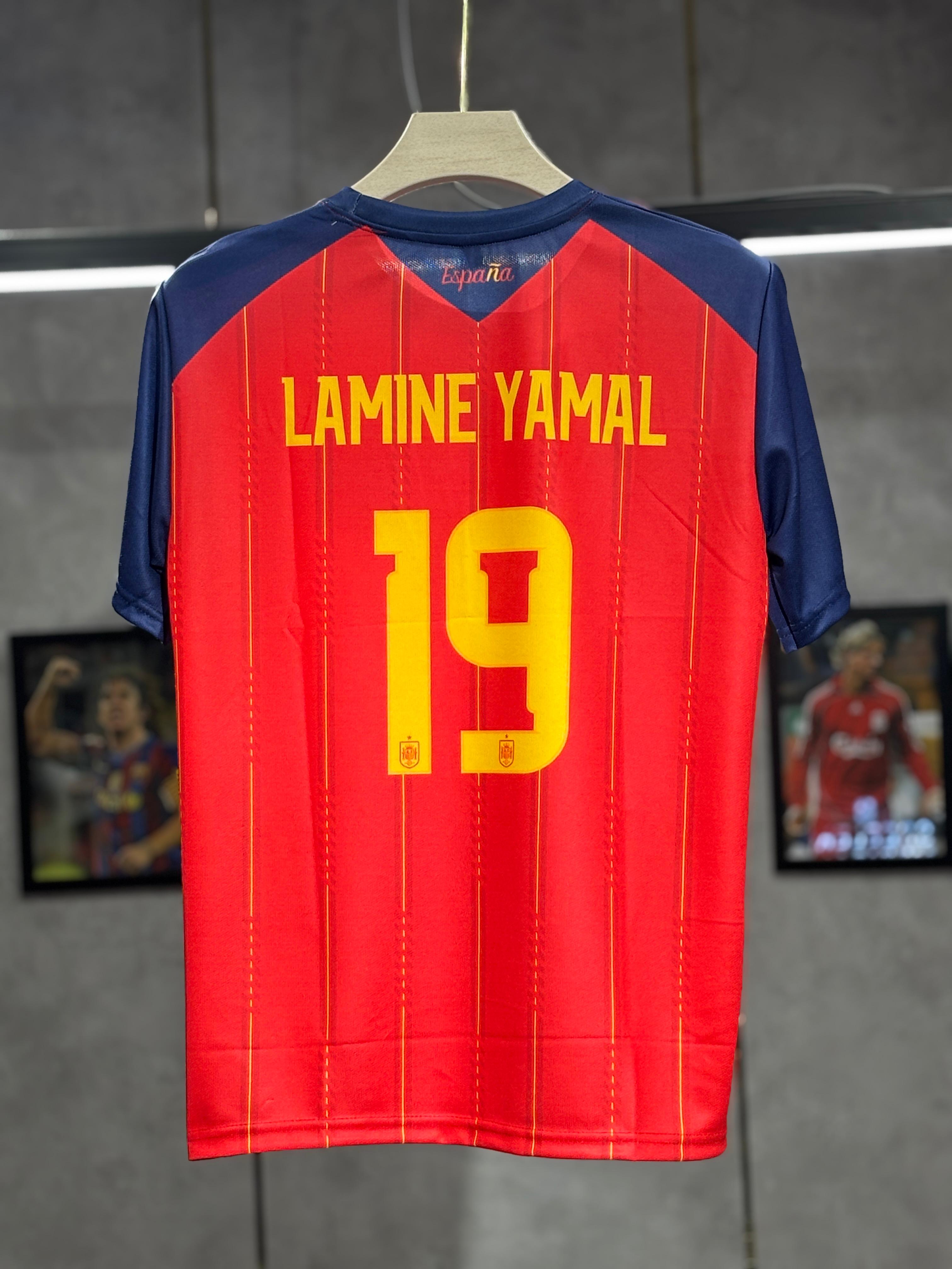 SPAIN HOME YAMAL 2026 WORLD CUP EMBROIDERY PREMIUM QUALITY KIT