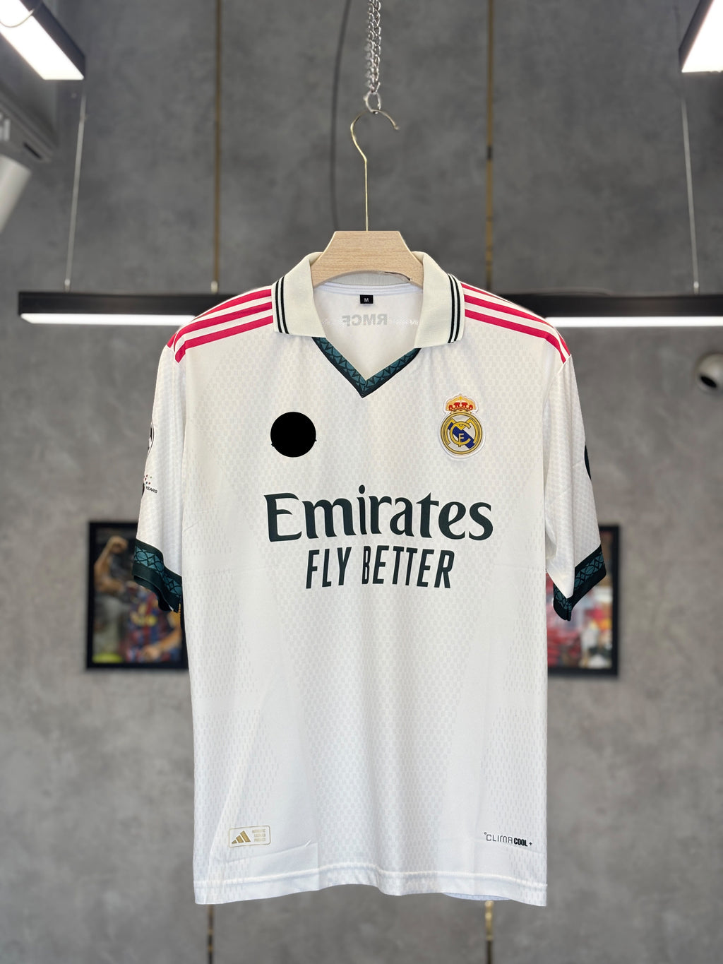 REAL MADRID MBAPPE 26/27 HOME POLO FIVE SLEEV EMBROIDERY PREMIUM QUALITY KIT