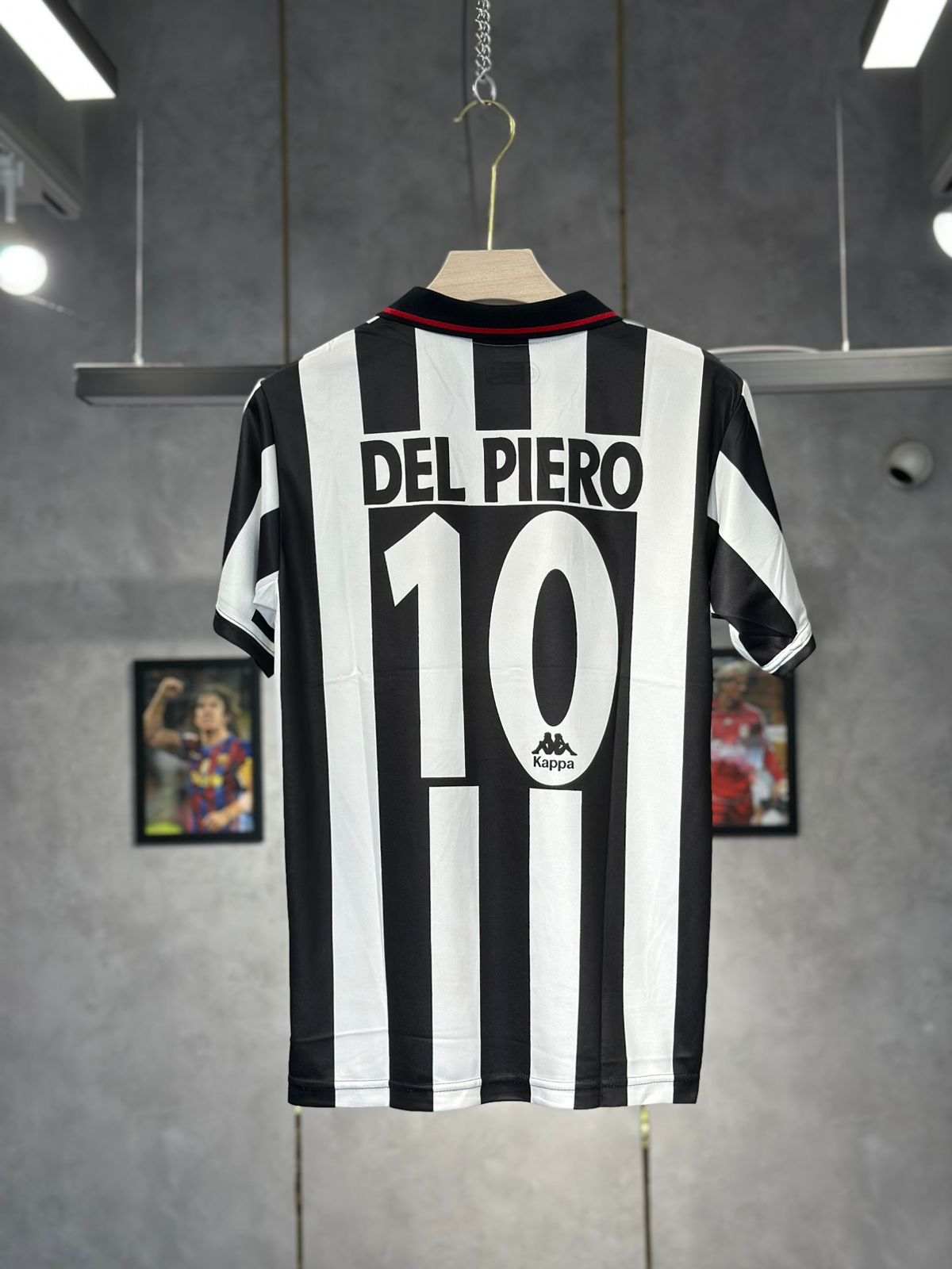 JUVENTUS DL PIERO  1995/96 HOME KIT EMBROIDERY NORMAL SLEEVE PREMIUM QUALITY