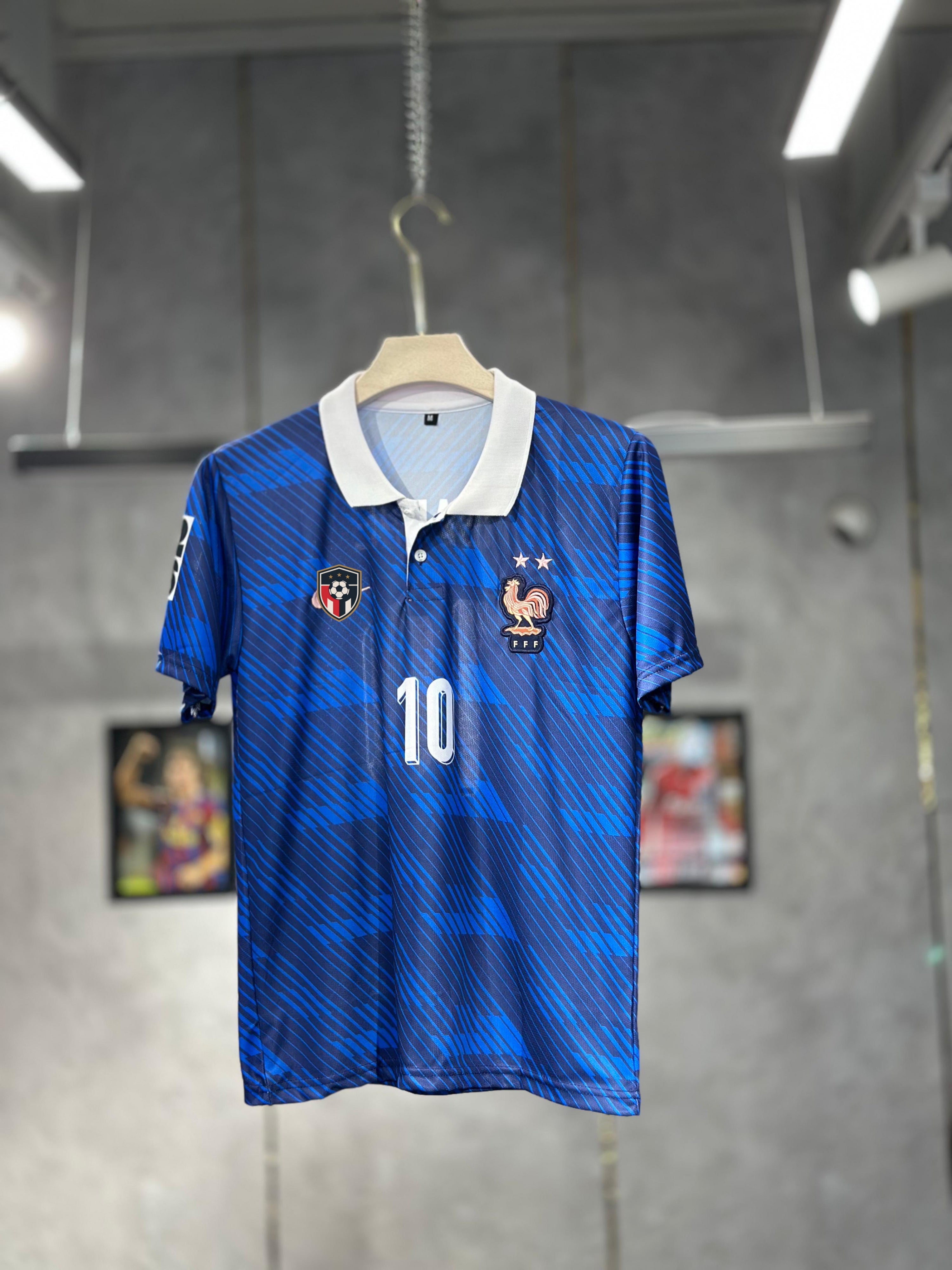 FRANCE MBAPPE 2026 HOME KIT POLO EMBROIDERY PREMIUM QUALITY NORAM SLEEVE