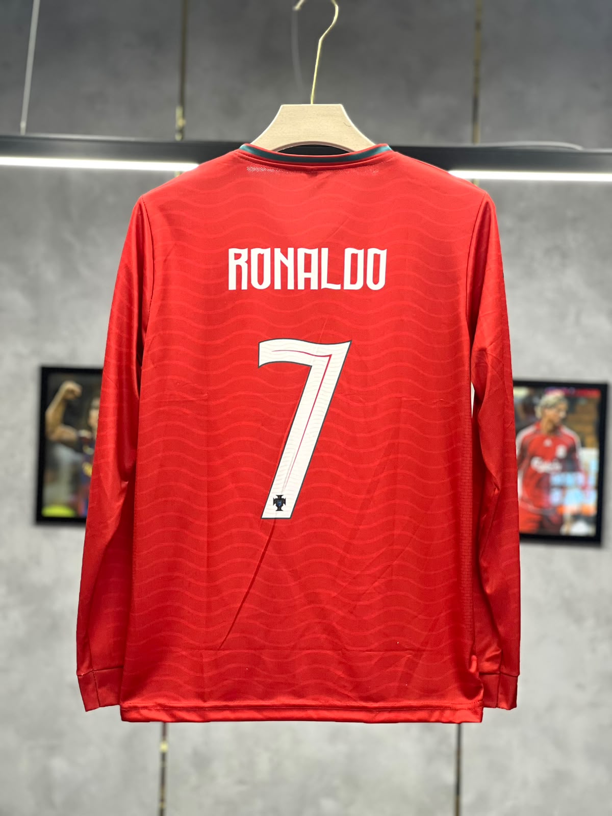 PORTUGAL RONALDO  2026 WORLD CUP FULL SLEEV EMBROIDERY PREMIUM QUALITY KIT