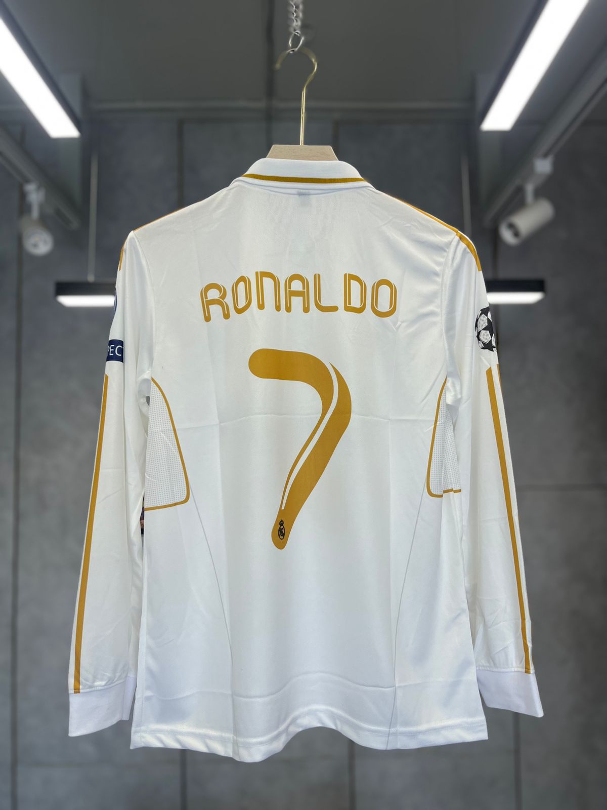 REAL MADRID 2011-12 HOME KIT FULL SLEEV EMBROIDERY PREMIUM QUALITY