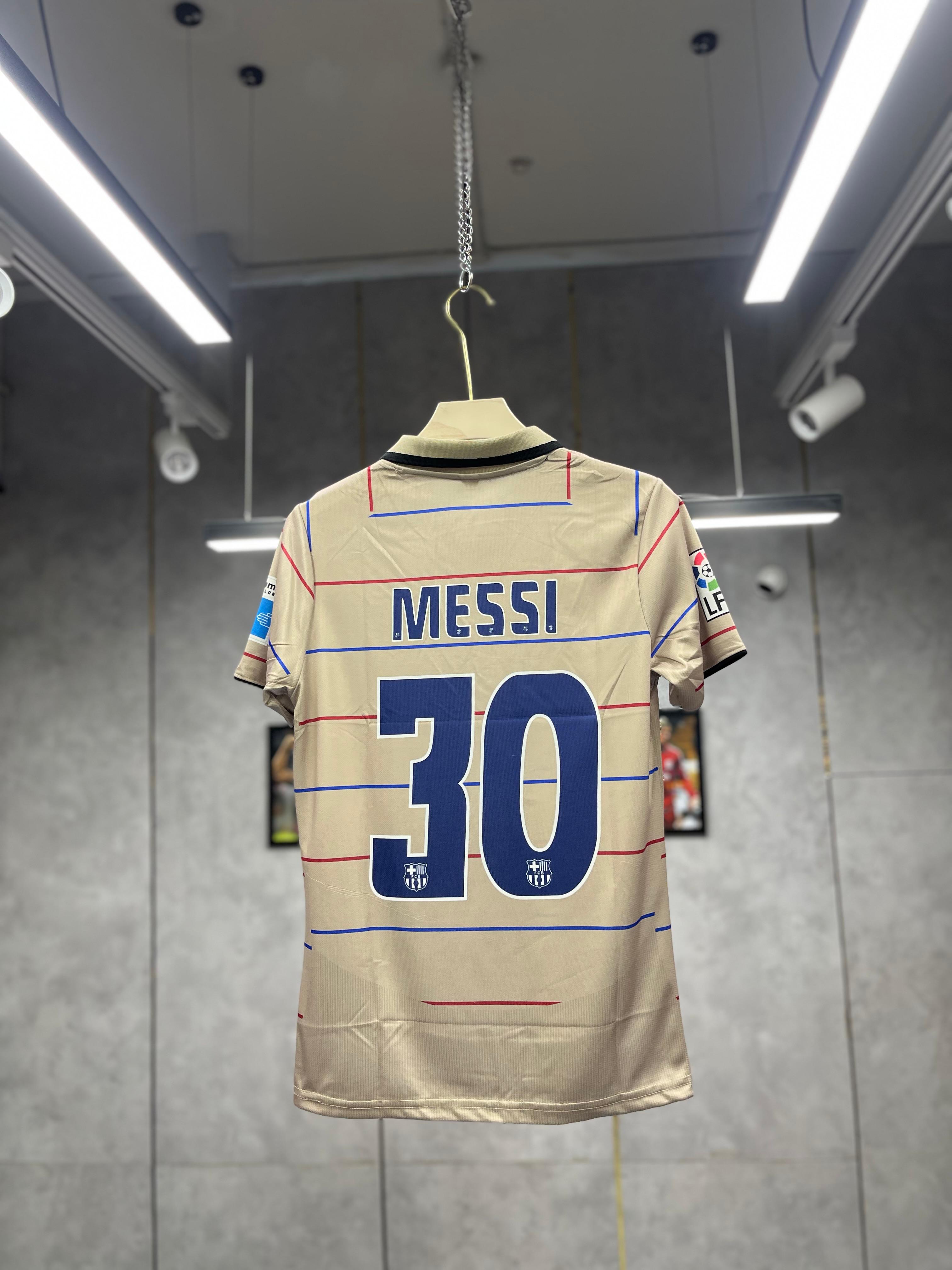 FC BARCELONA MESSI 30 2004-2005 POLO PREMIUM QUALITY EMBROIDERY