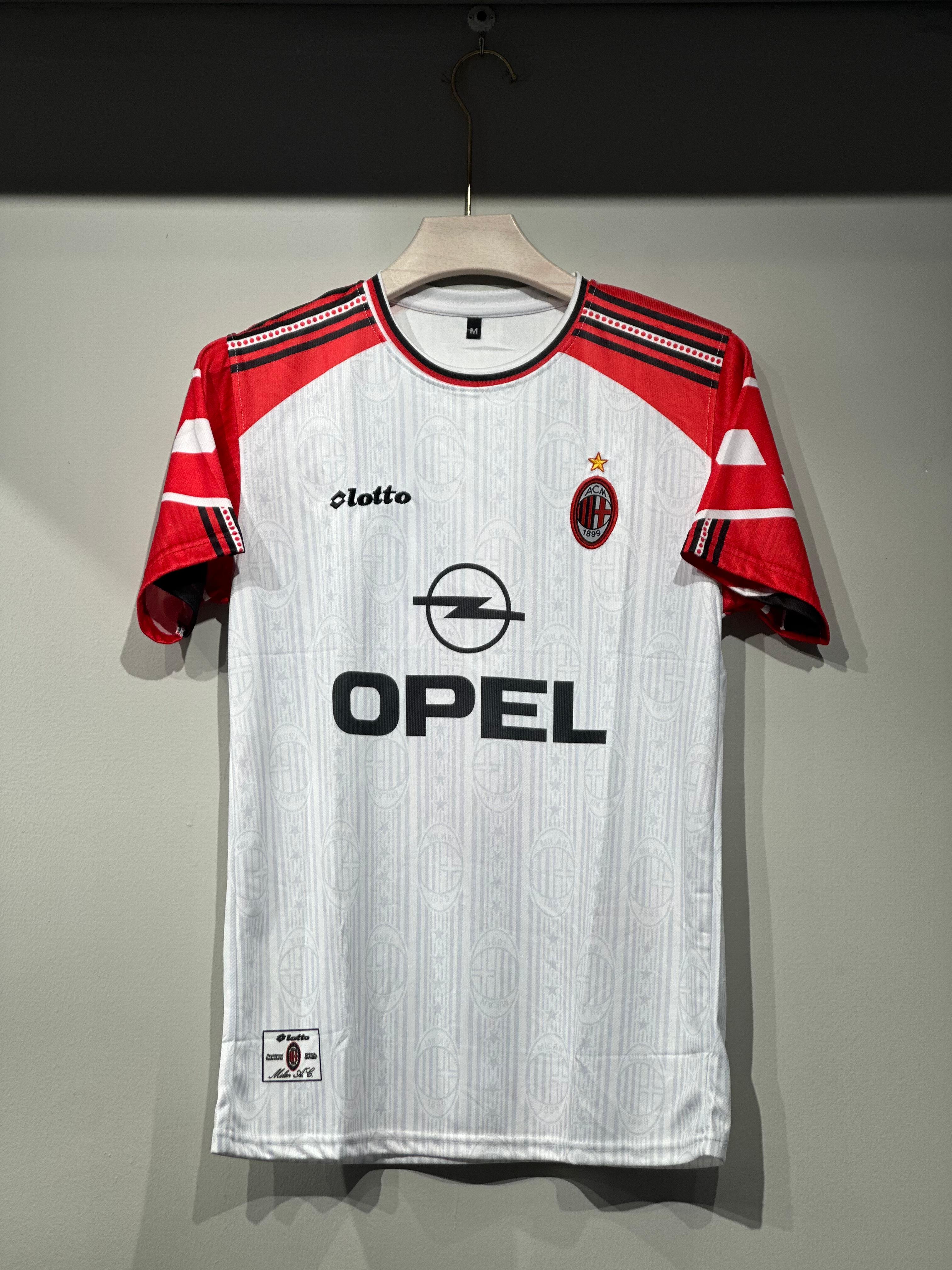 AC MILAN MALDINI 1997-98 HALF SLEEVE EMBROIDERY