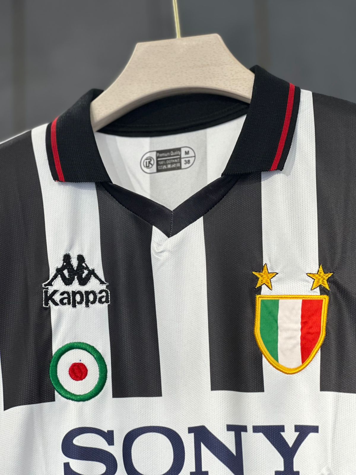 JUVENTUS DL PIERO  1995/96 HOME KIT EMBROIDERY NORMAL SLEEVE PREMIUM QUALITY