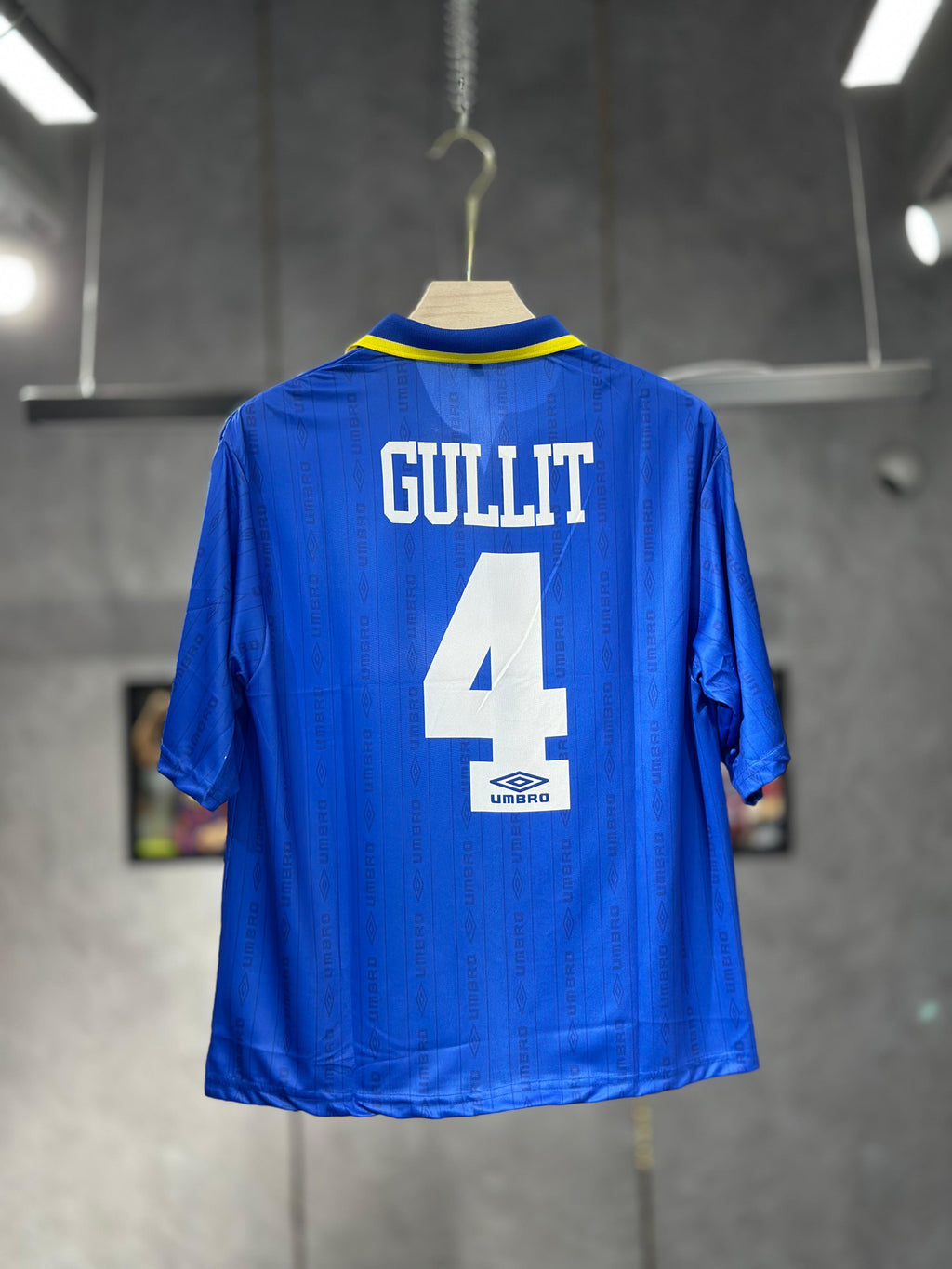 CHELSEA GULLIT 1995/07 HOME KIT POLO FIVE SLEEVE PREMIUM QUALITY