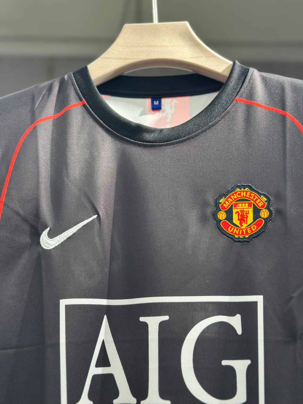MANCHESTER UNITED 2008 RETRO AWAY RONALDO PREMIUM QUALITY FULL HAND EMBROIDERY KIT