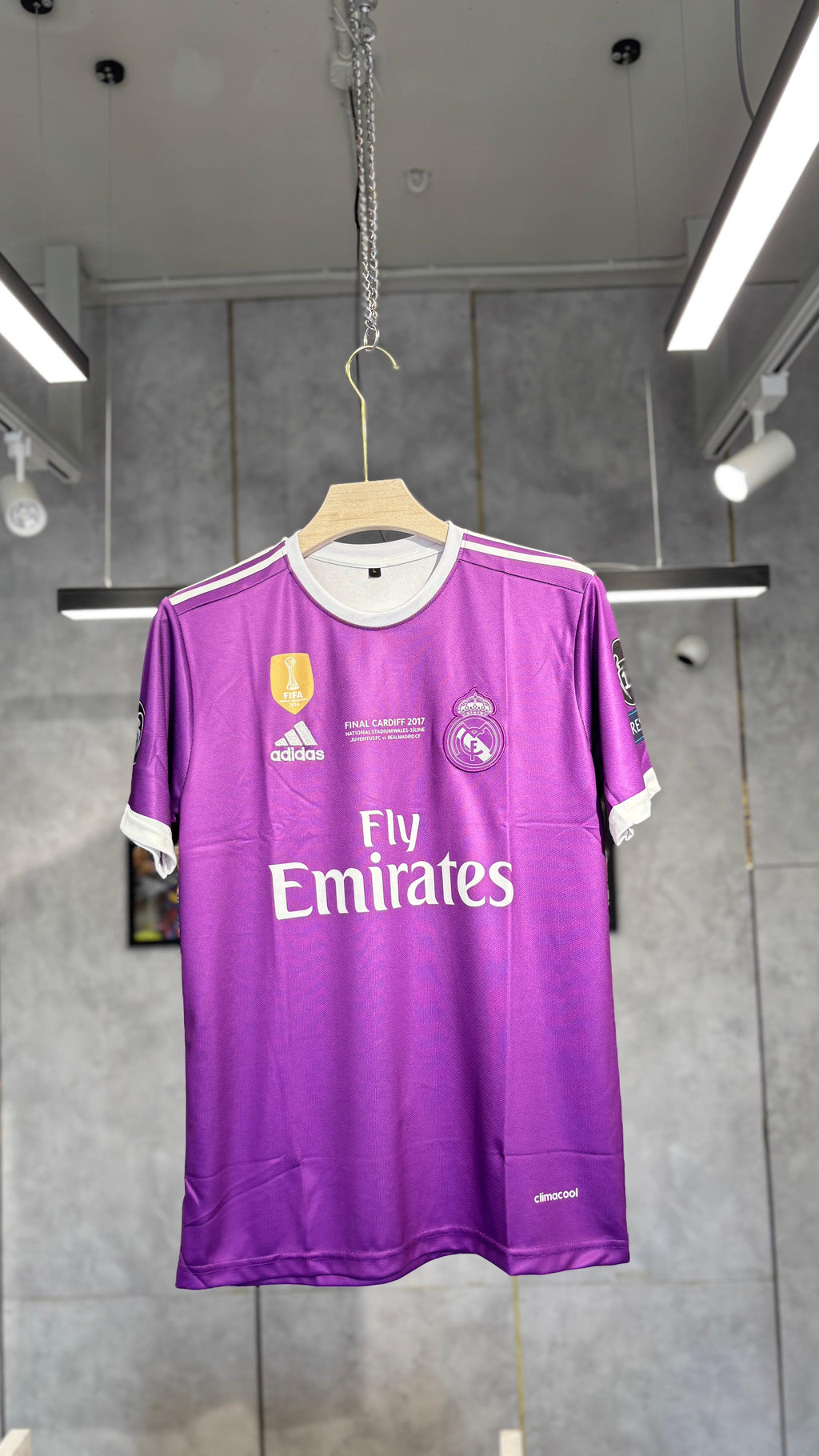 REAL MADRID 2017-18 RONALDO PURPLE EMBROIDERY PREMIUM QUALITY