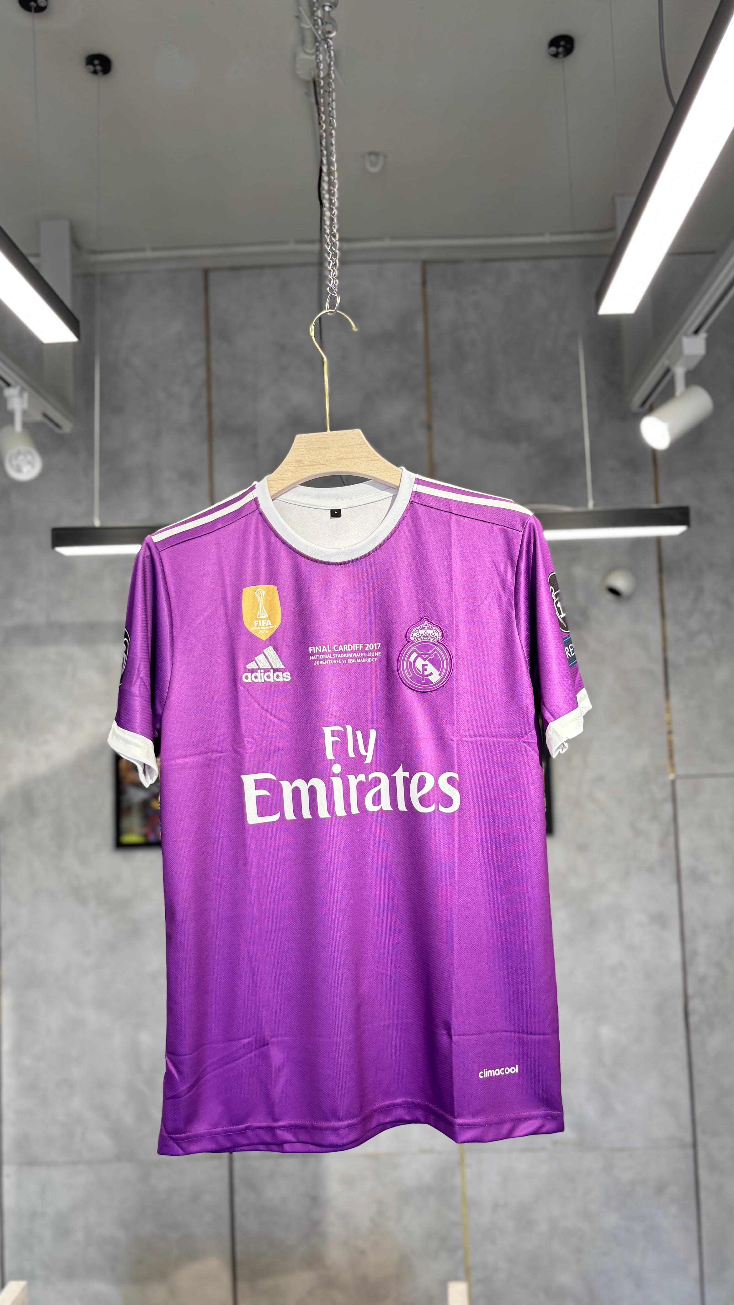 REAL MADRID 2017-18 RONALDO PURPLE EMBROIDERY PREMIUM QUALITY