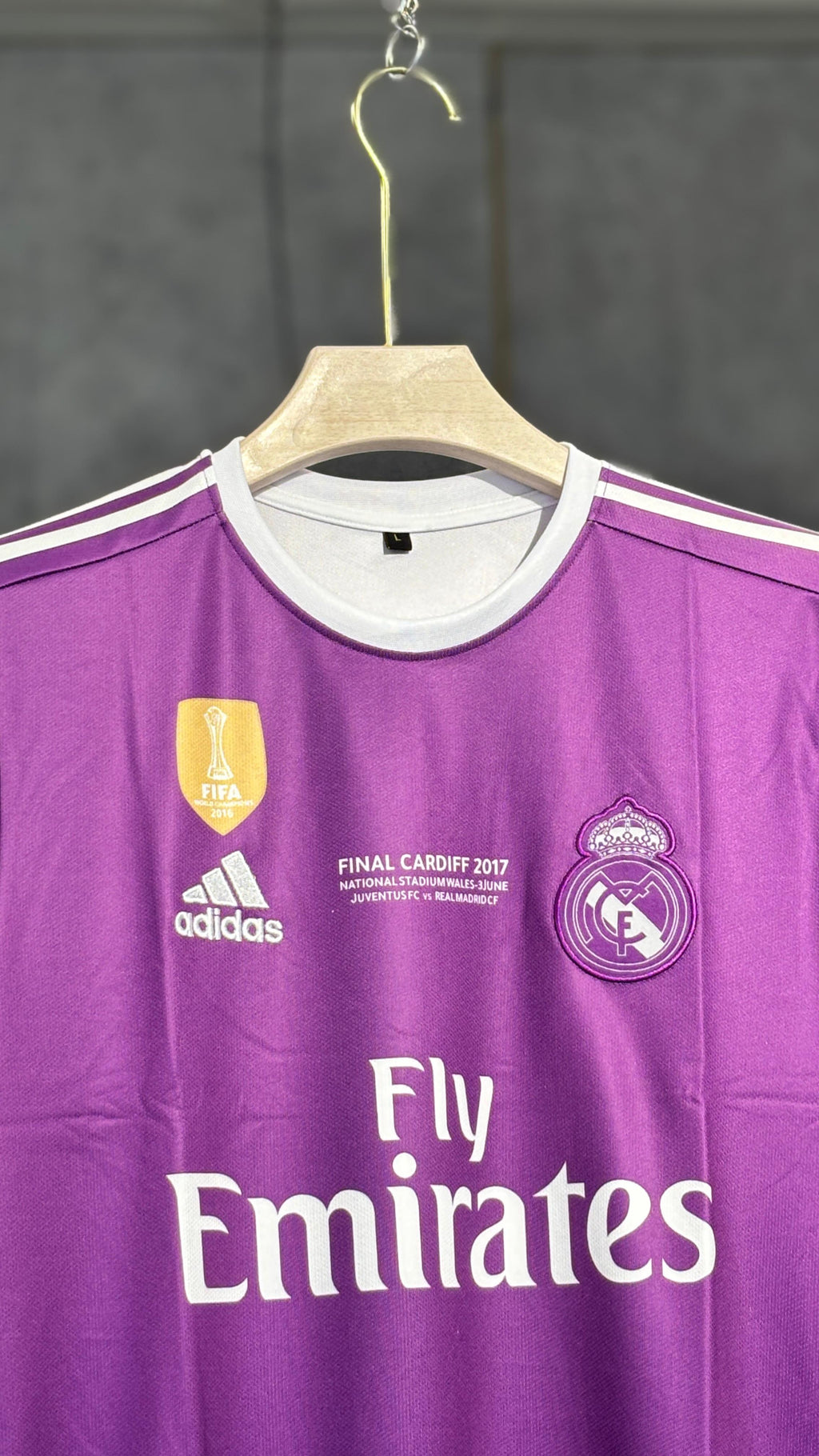 REAL MADRID 2017-18 RONALDO PURPLE EMBROIDERY PREMIUM QUALITY